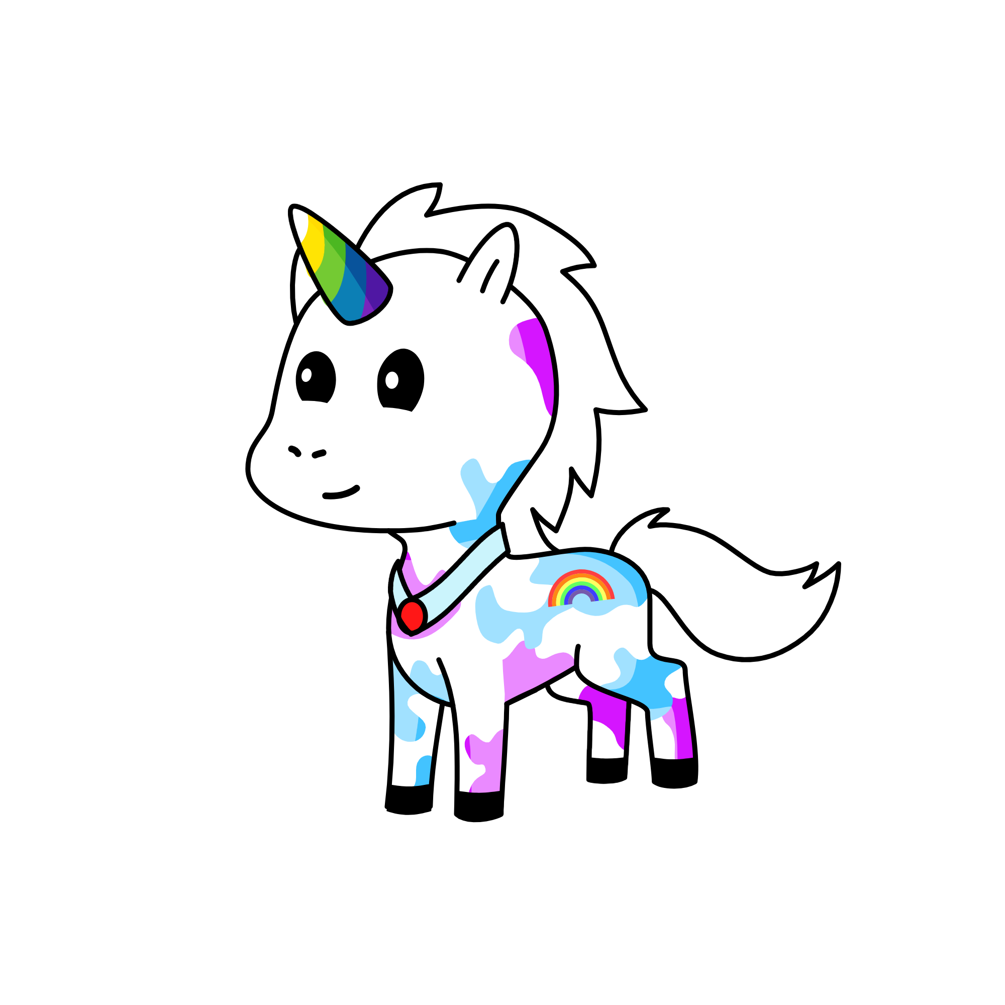 Cutey, the unicorn