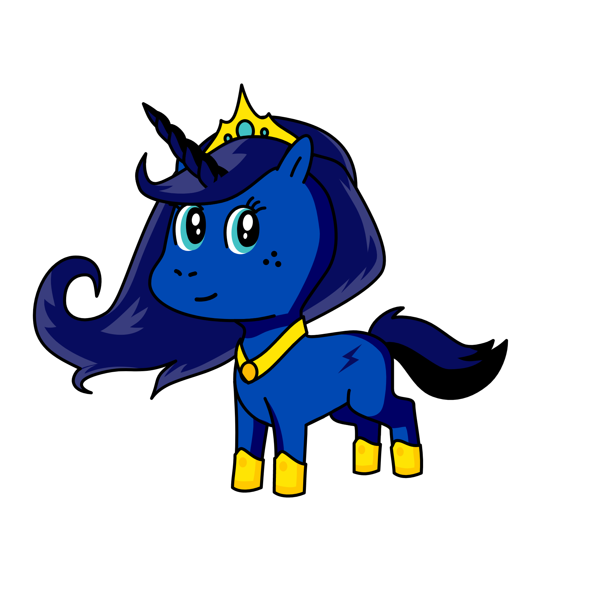 Princess Luna, the unicorn