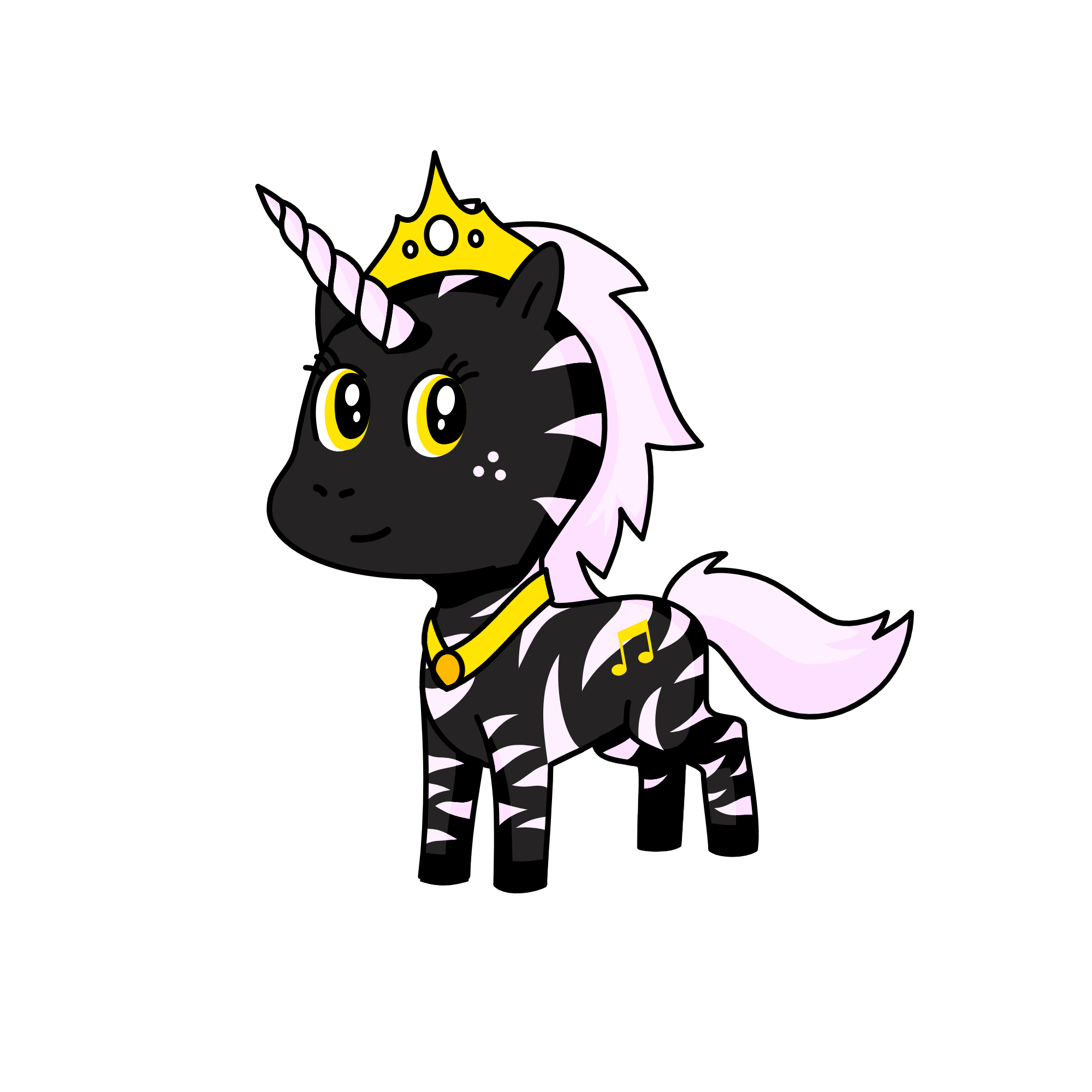 Princess Black, the unicorn