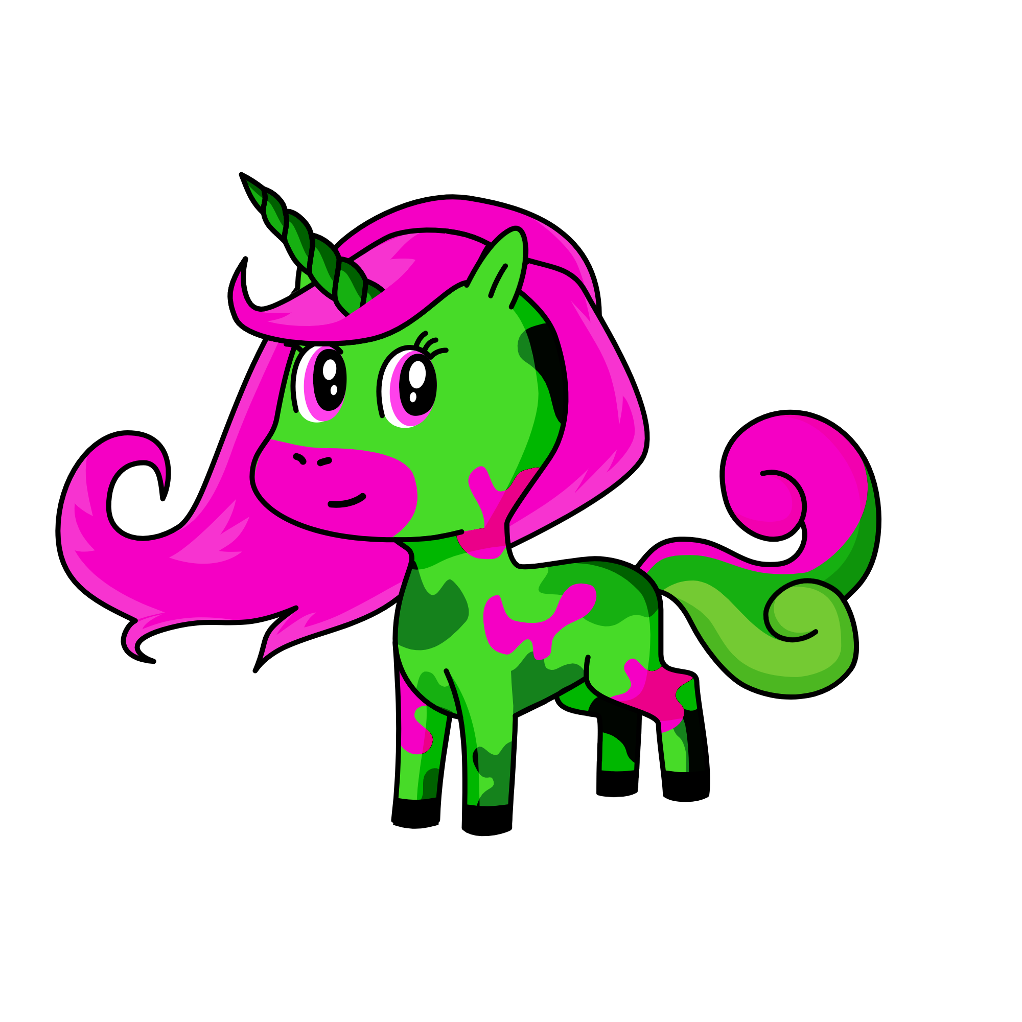 M, the unicorn