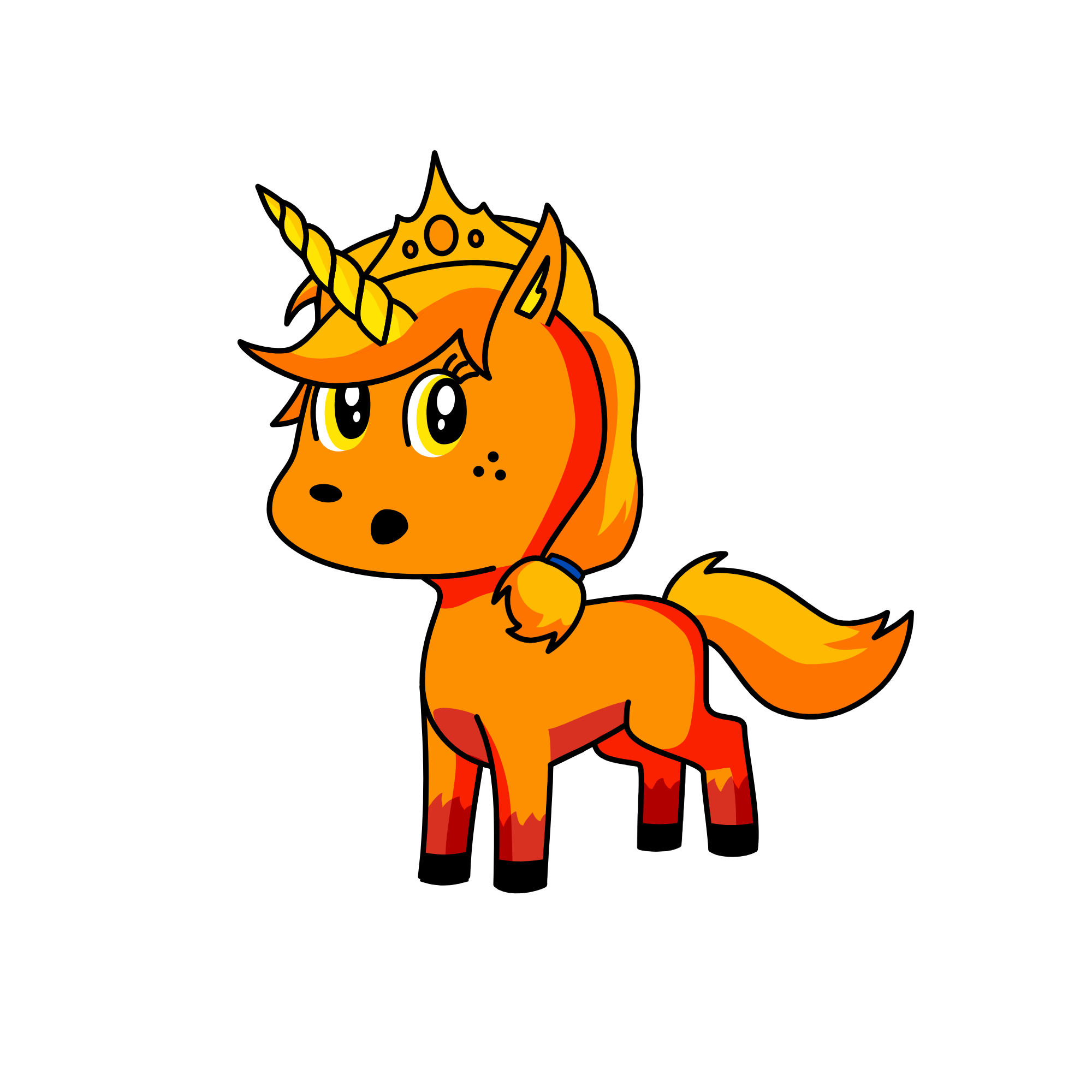 Amber, the unicorn