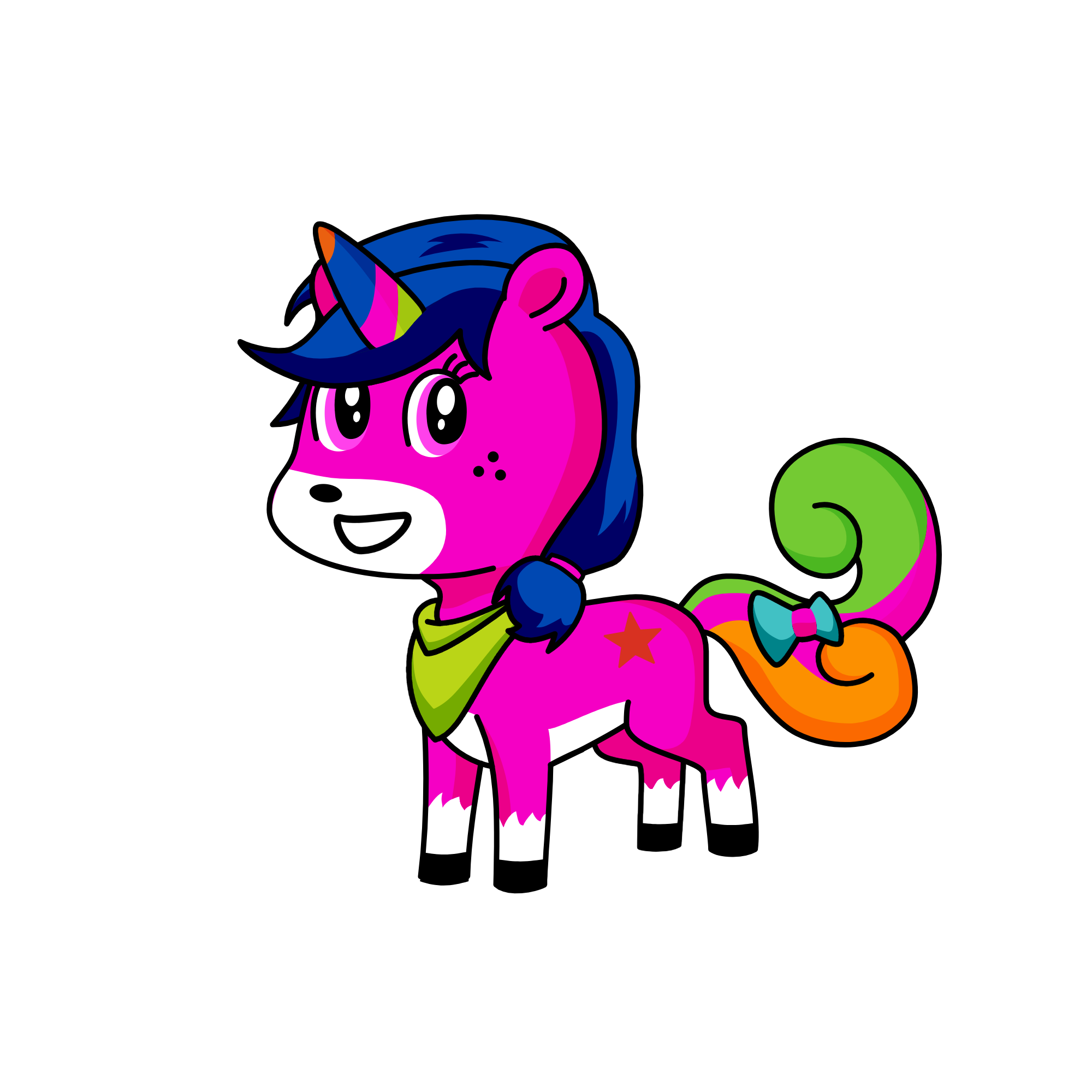 rainbow, the unicorn