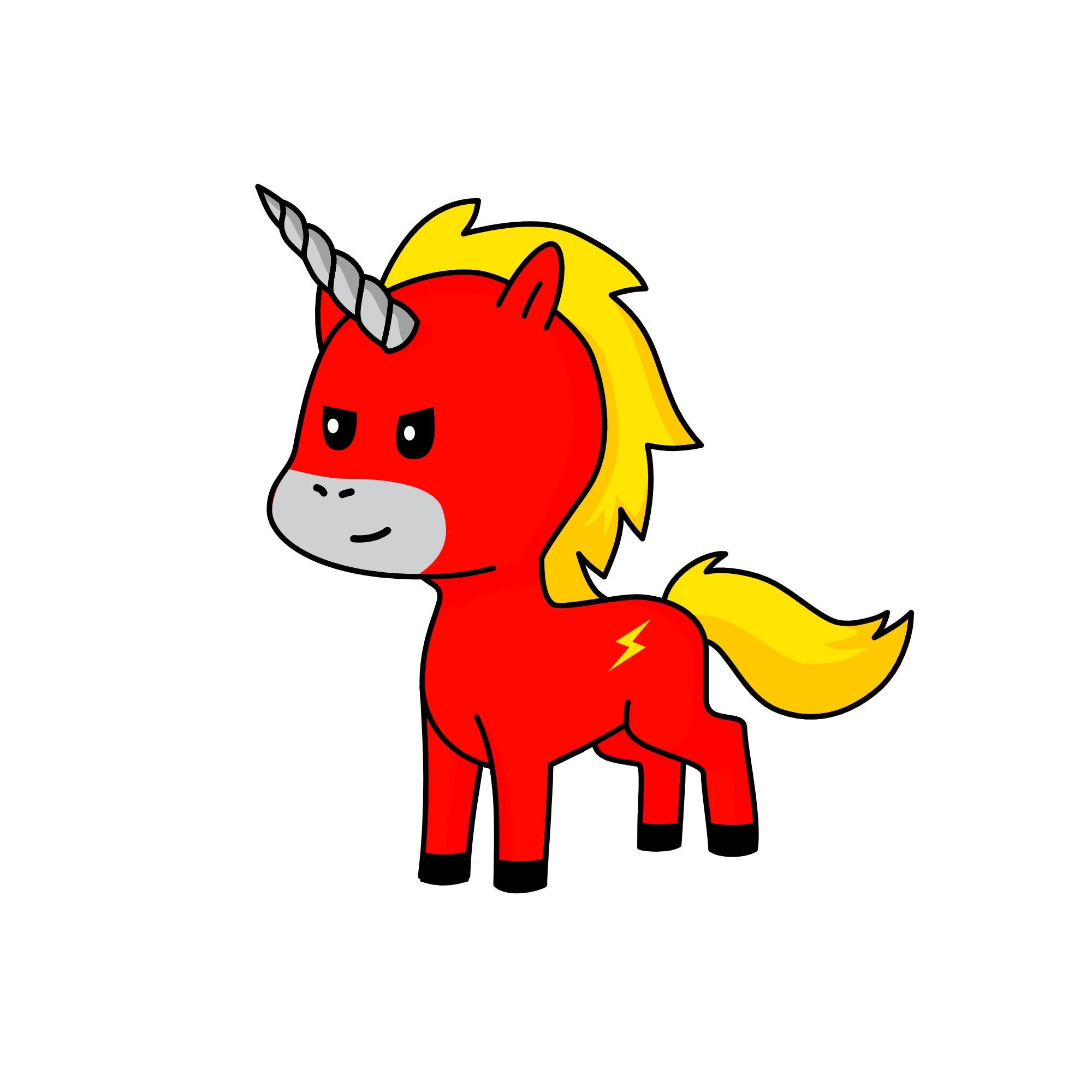 The Flash, the unicorn