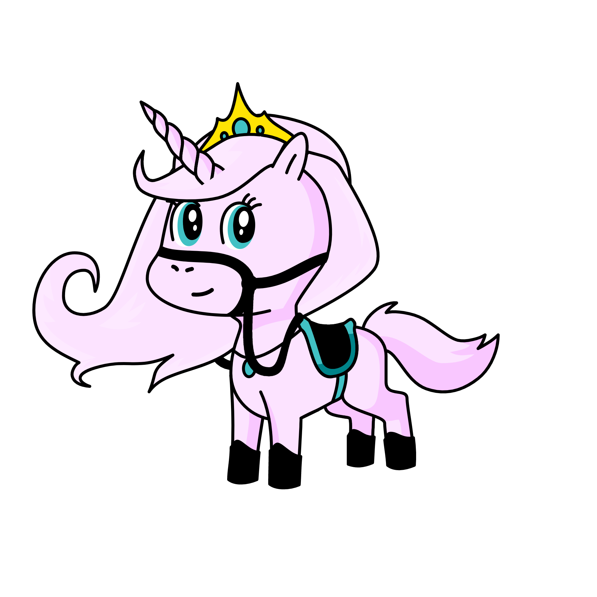 Princess Rosa-student, the unicorn