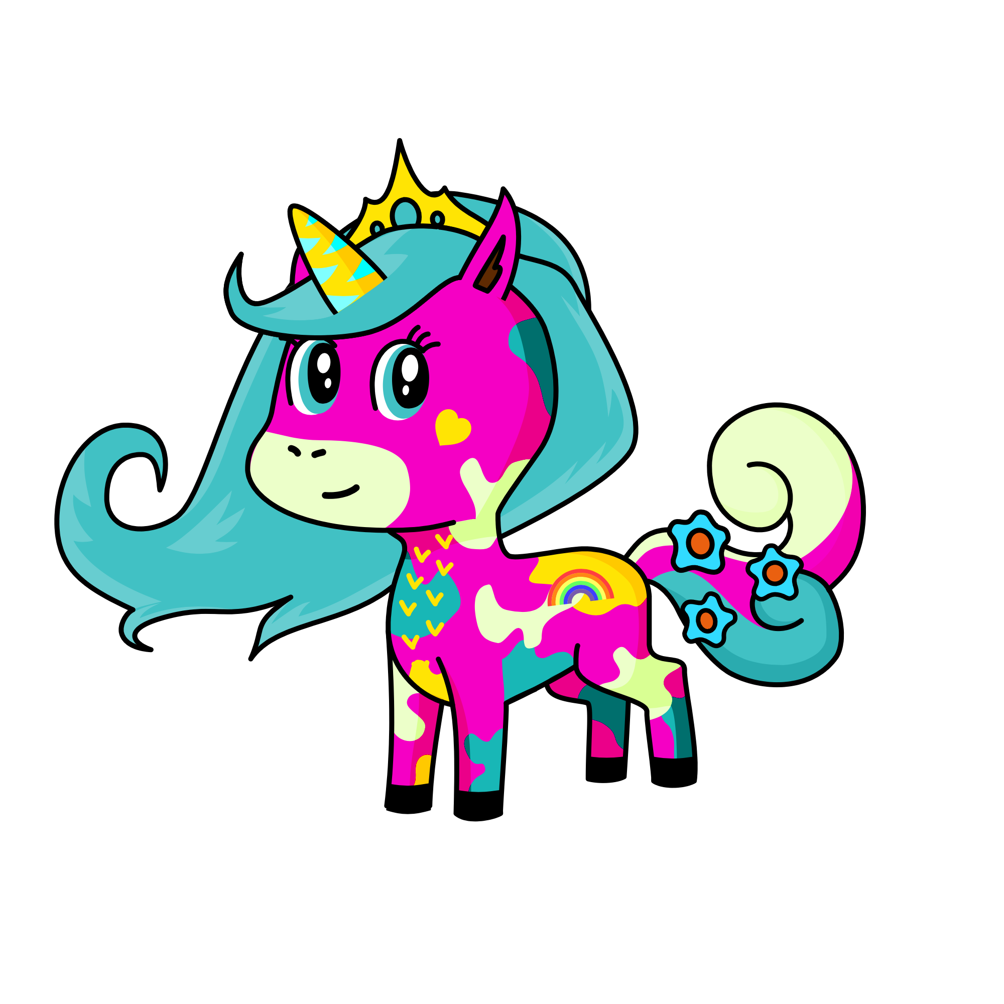 Princess Pinkieshy, the unicorn