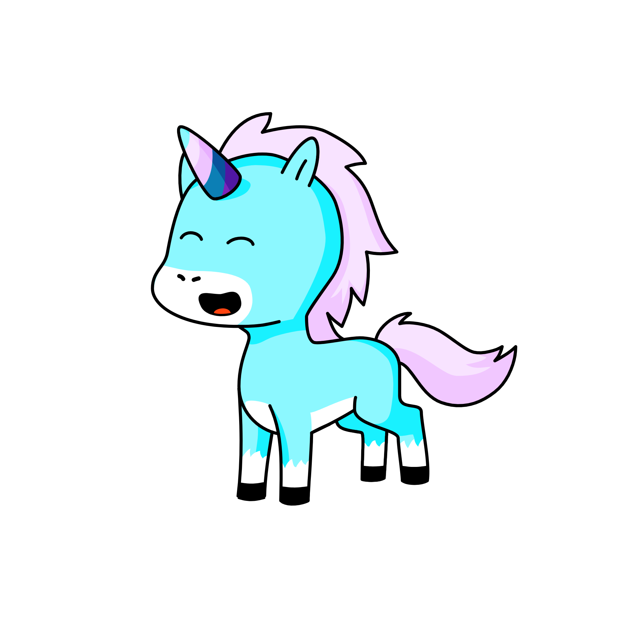Icicle, the unicorn