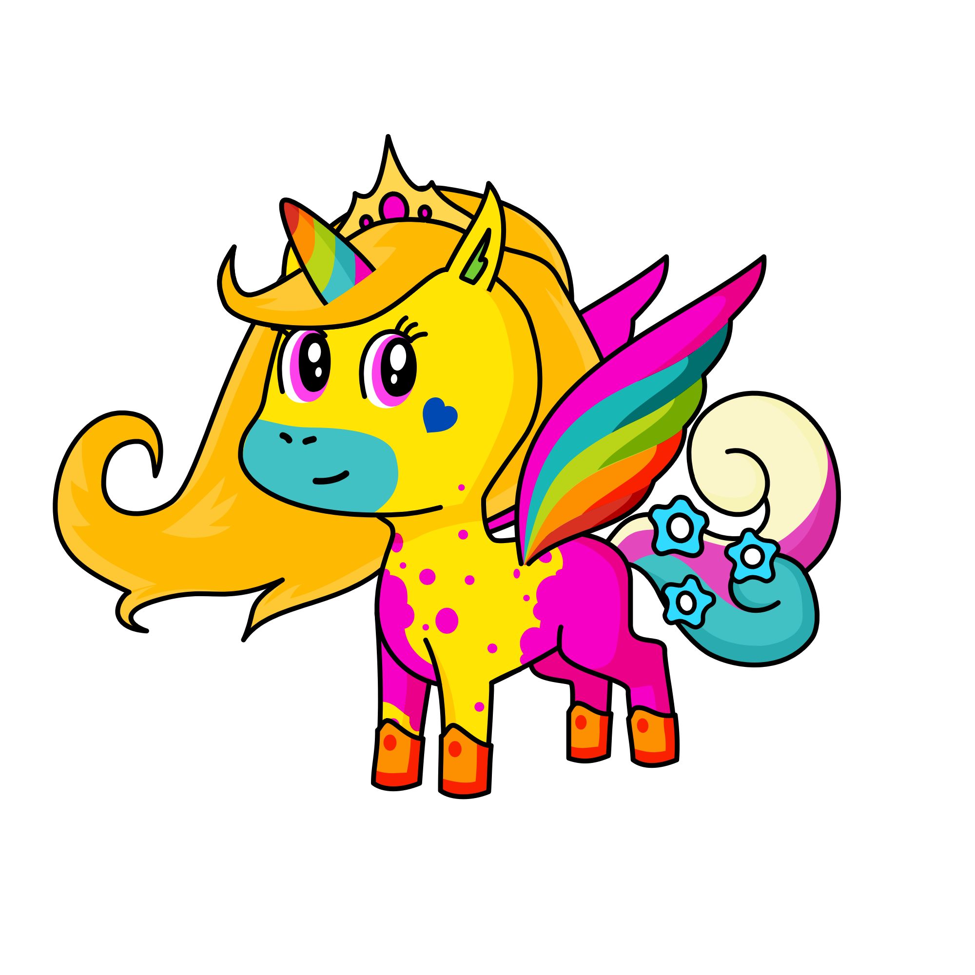 Princess Funshine, the unicorn