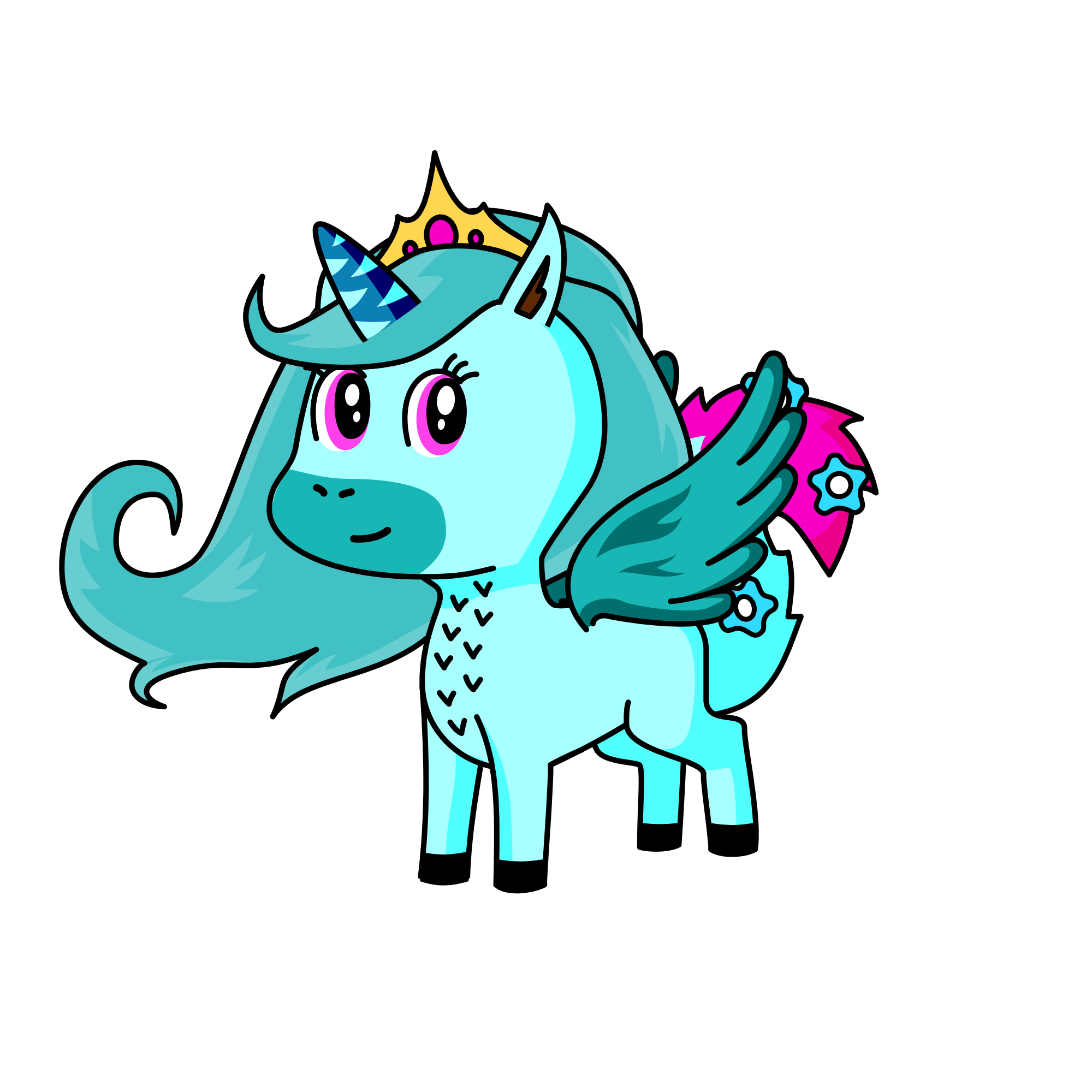 Bloomicorn, the unicorn