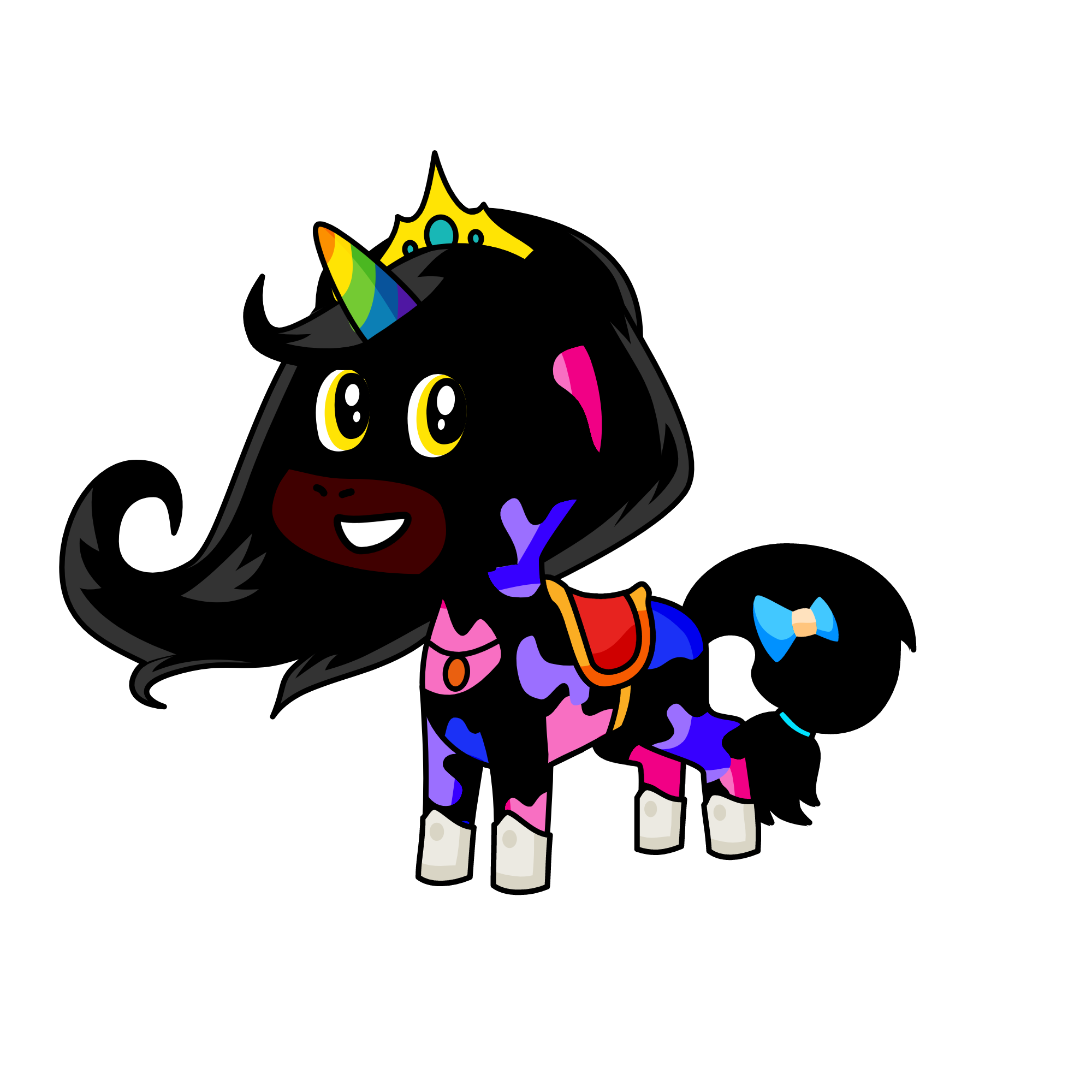 princess minight, the unicorn