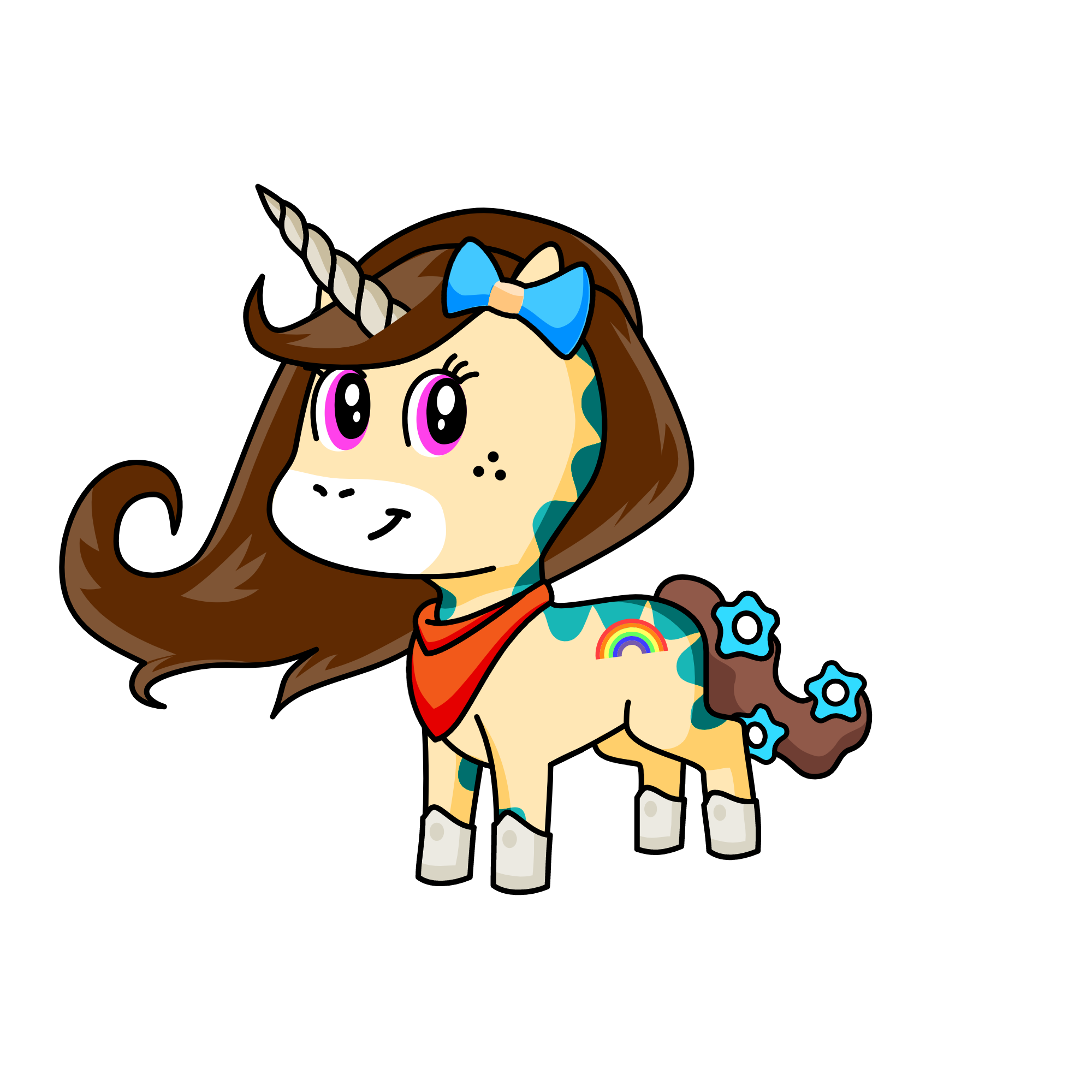 Sakura, the unicorn