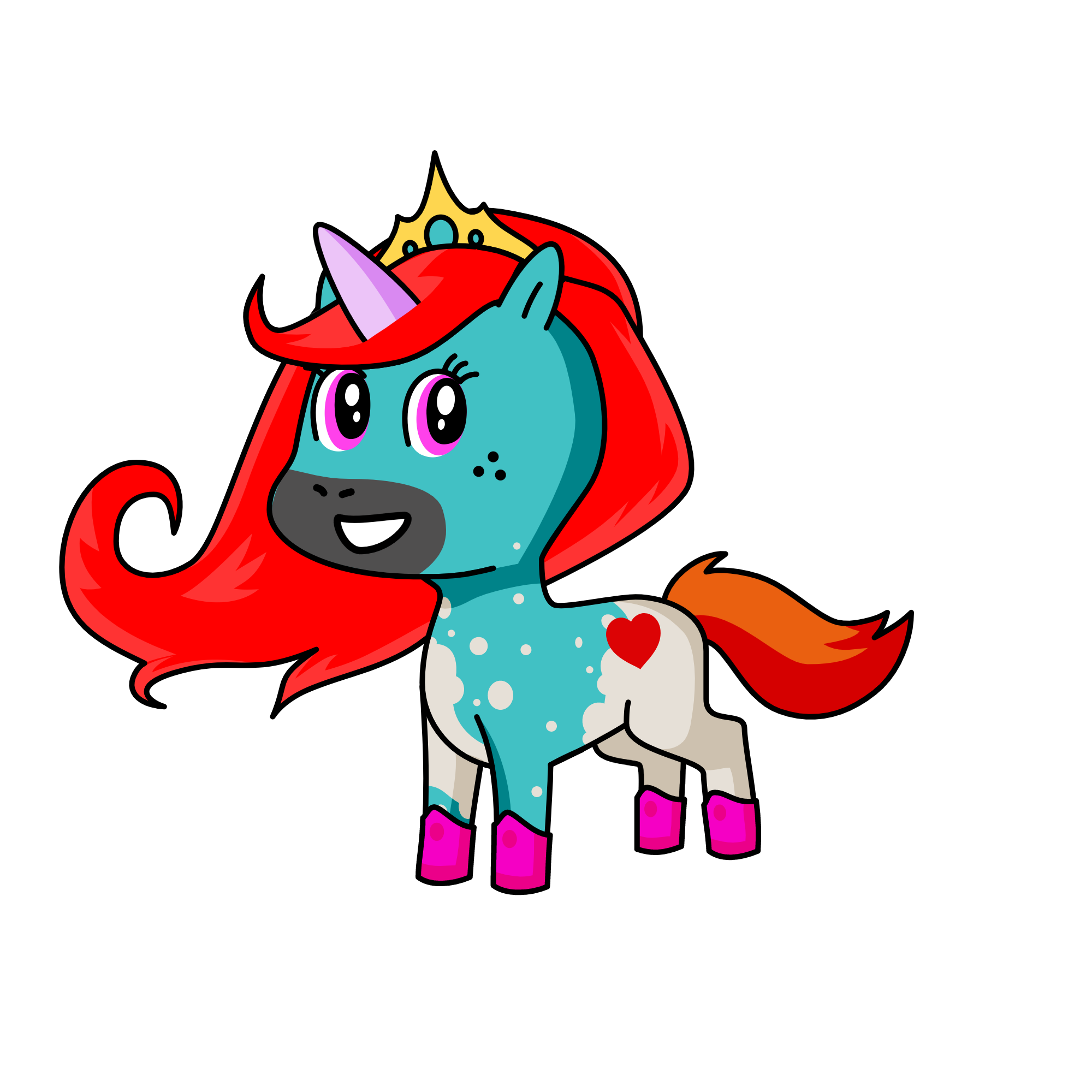 sky queen, the unicorn