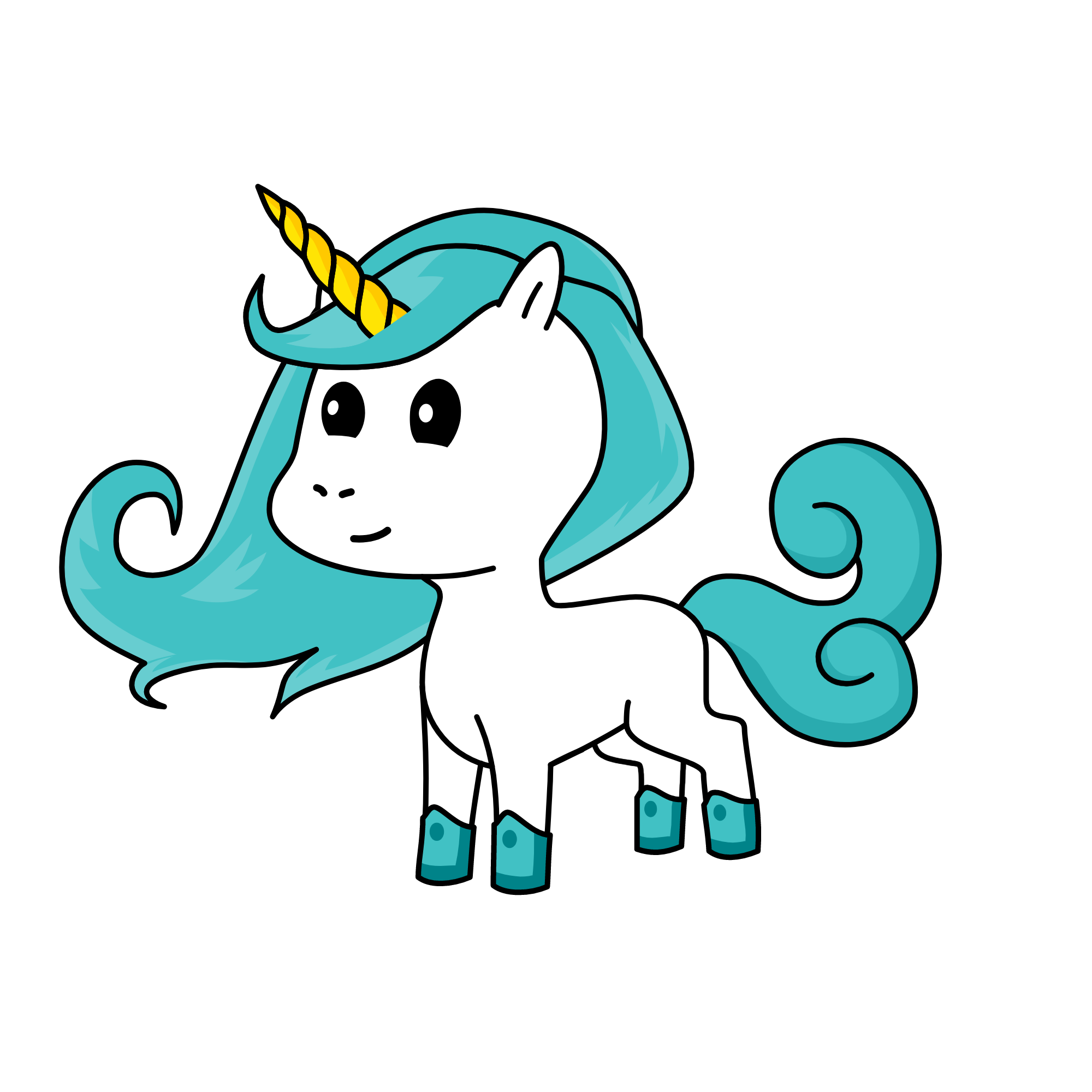 cloudy, the unicorn