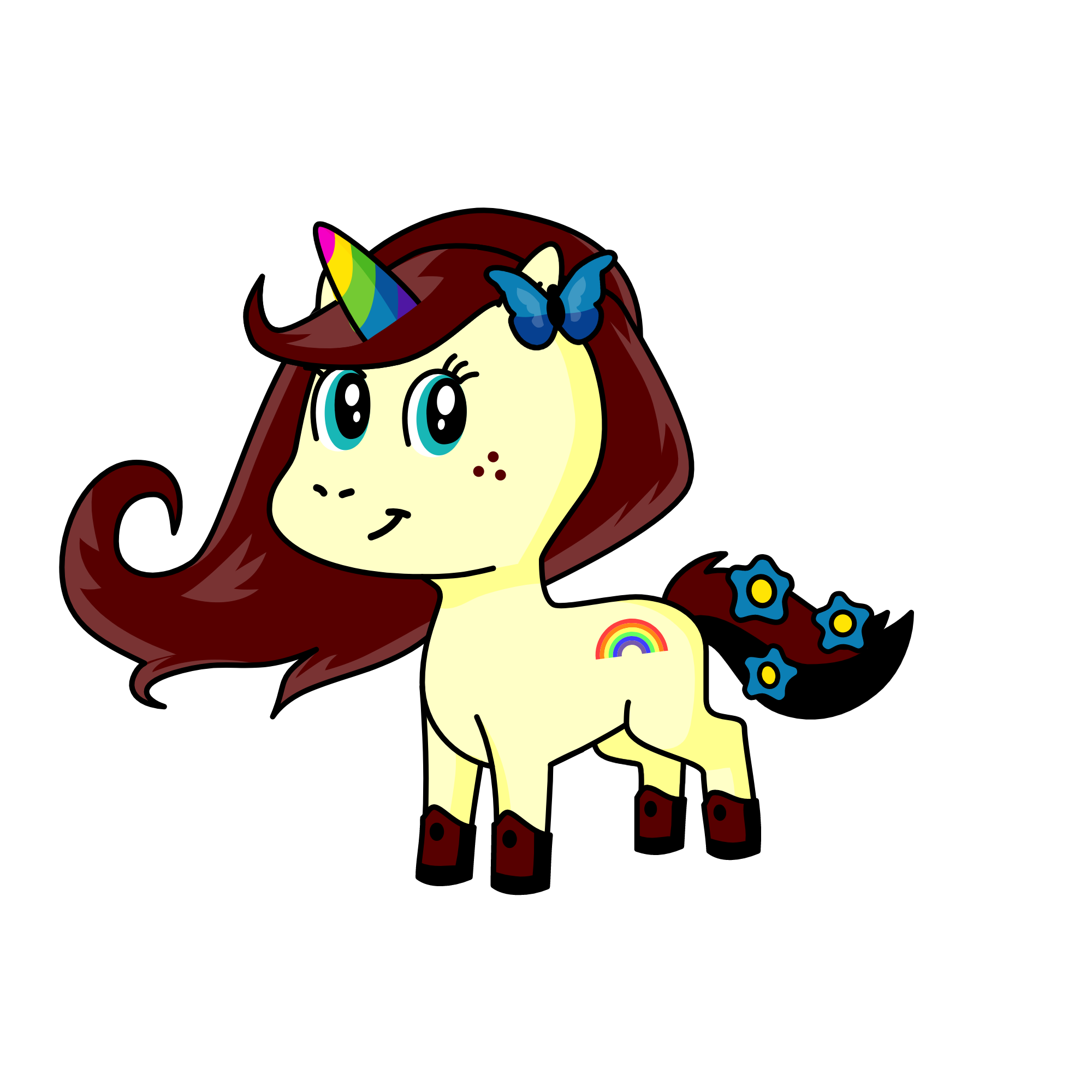 Candy, the unicorn