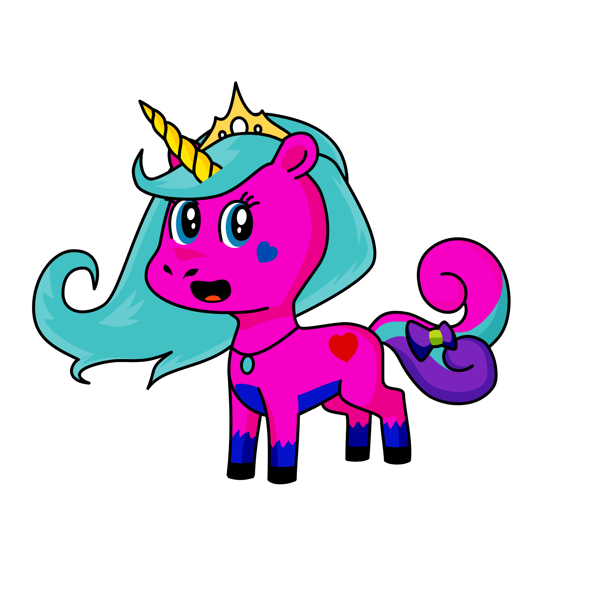 Princess Buttercup, the unicorn