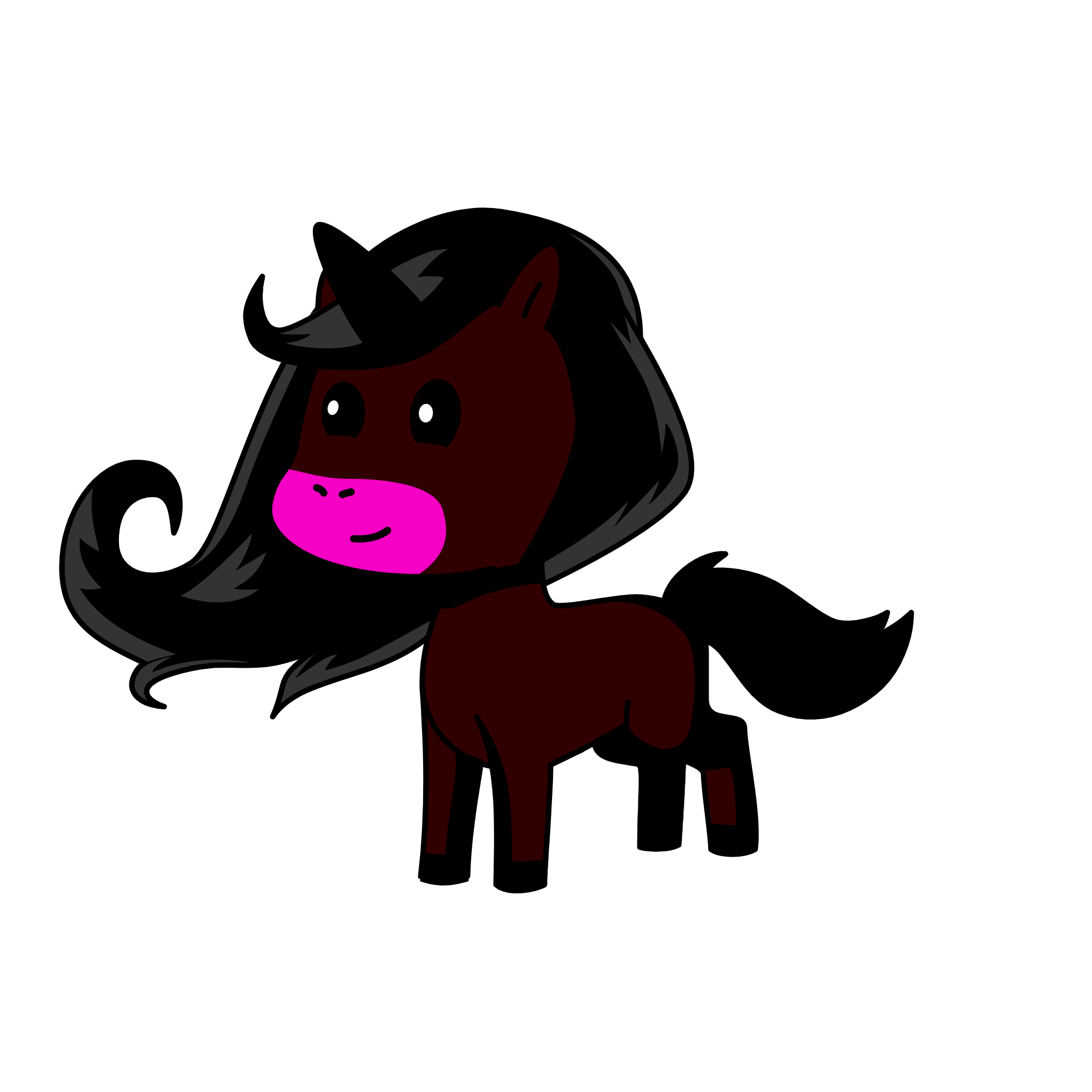 Moon noon , the unicorn