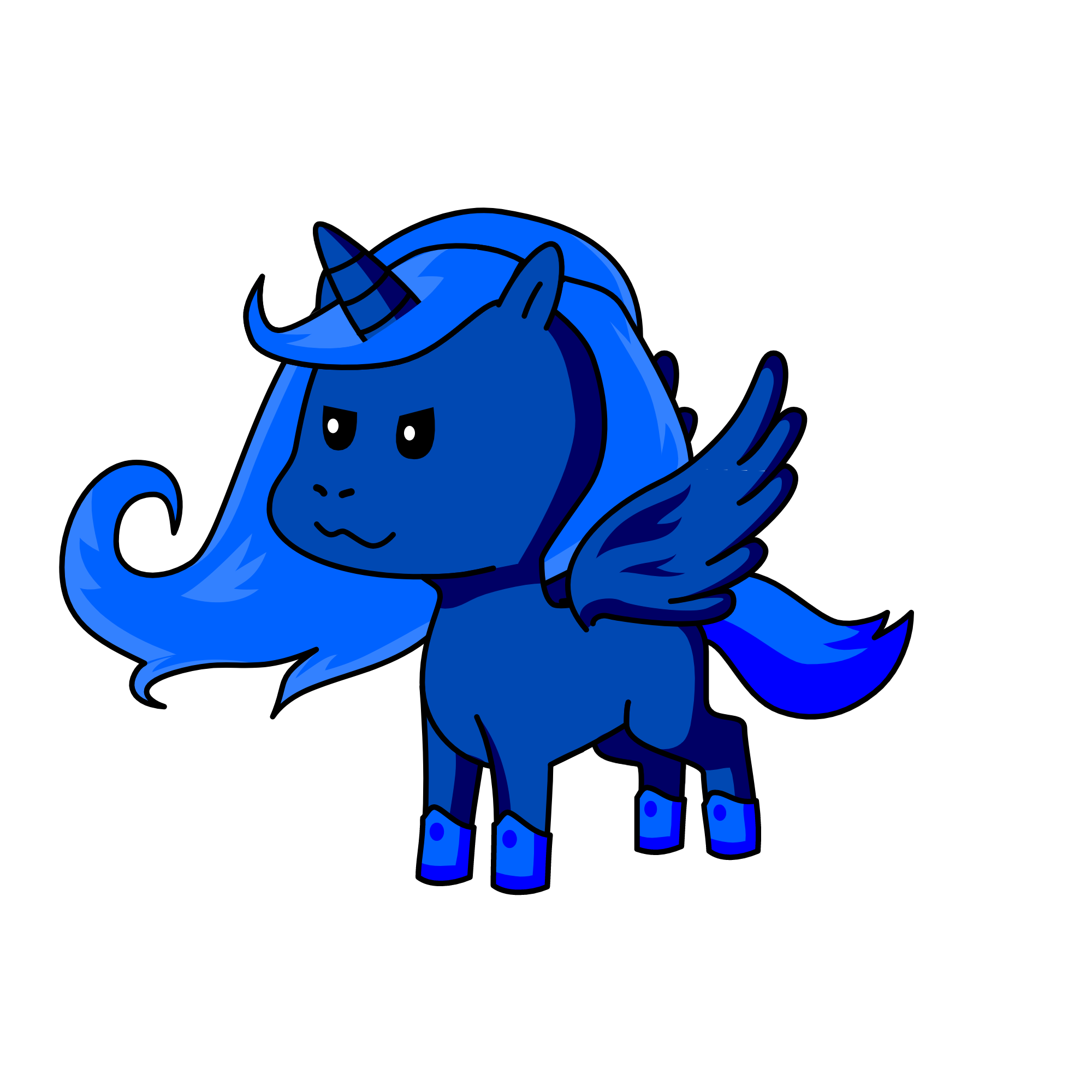 Princess Luna, the unicorn