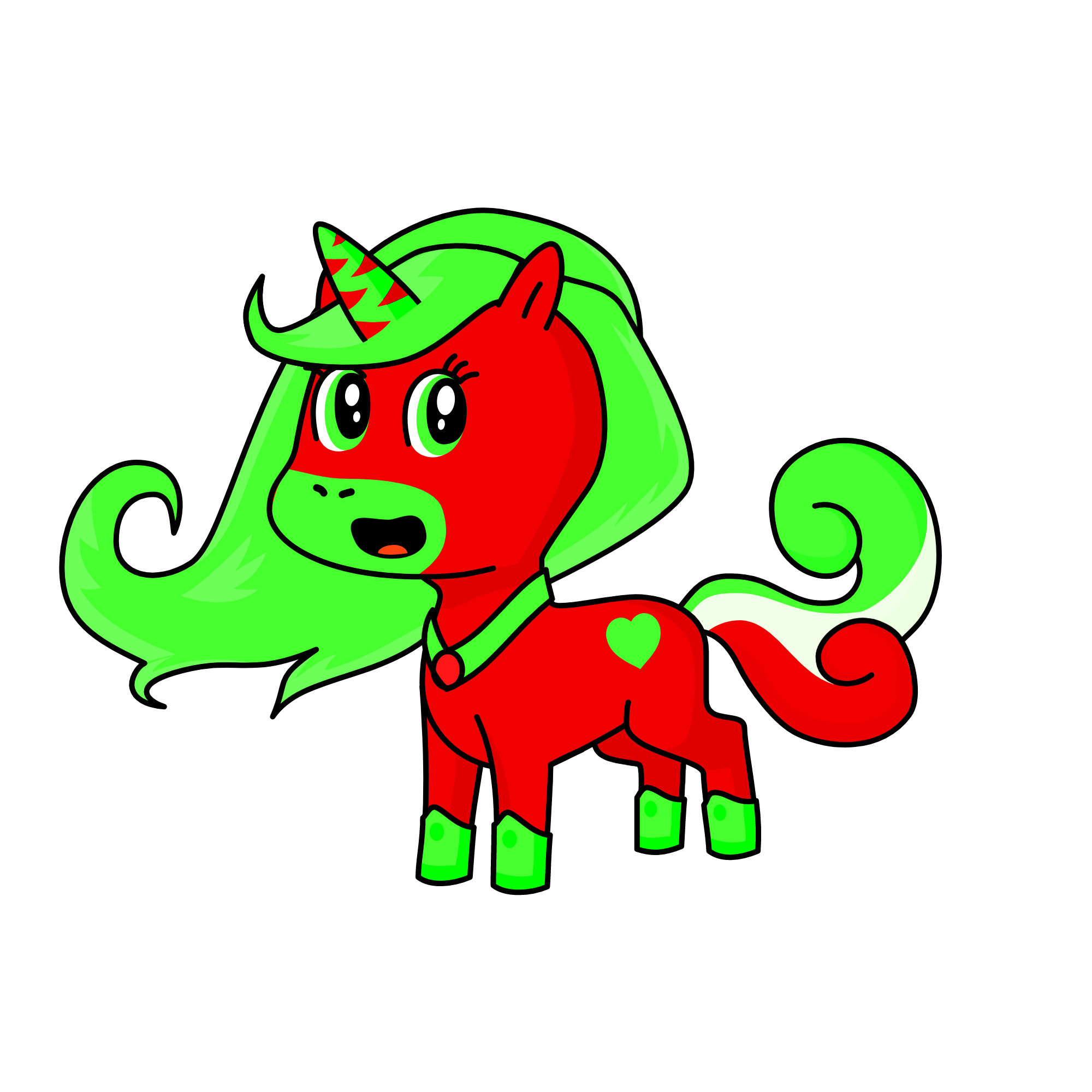mistletoe, the unicorn