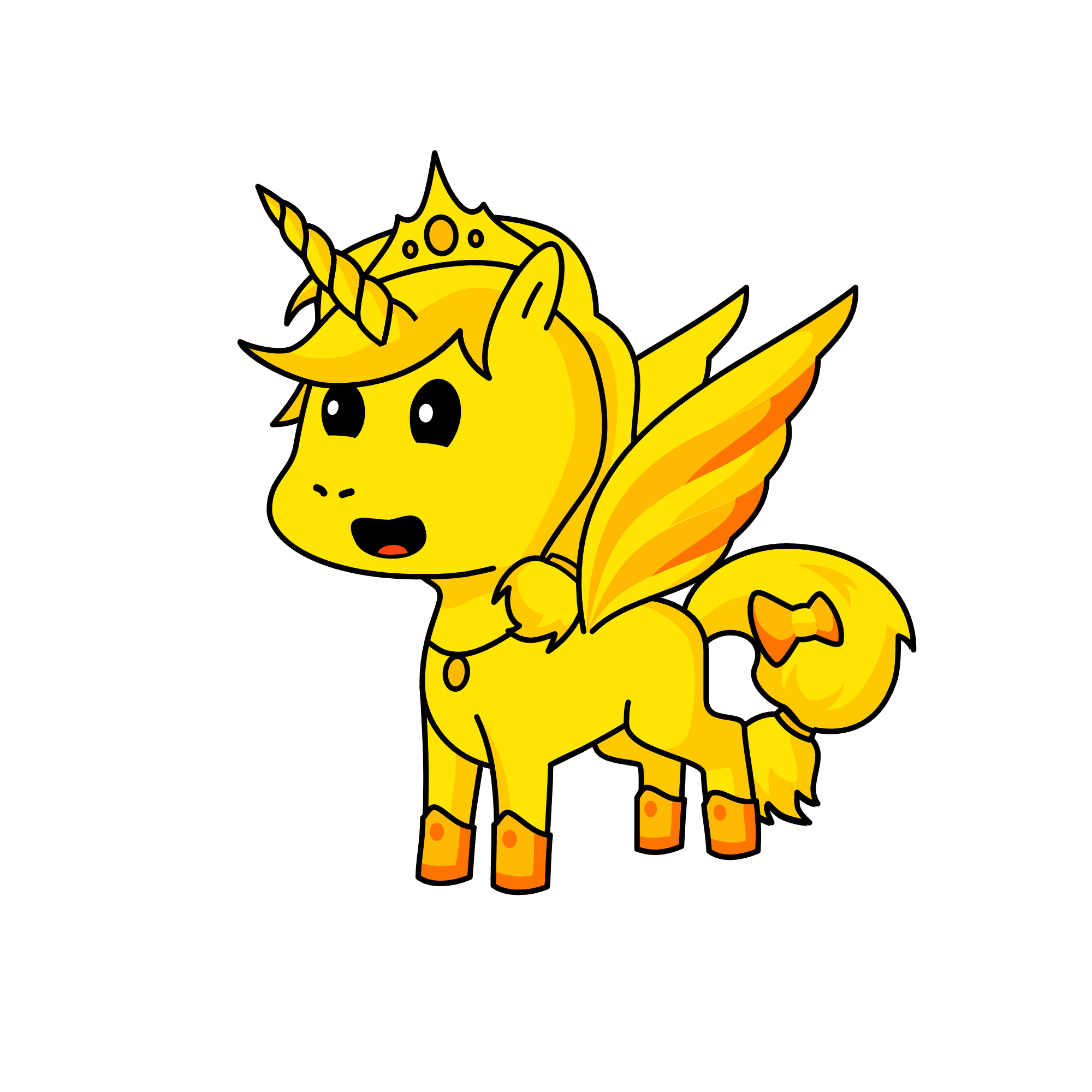 Princess Candy Corn, the unicorn
