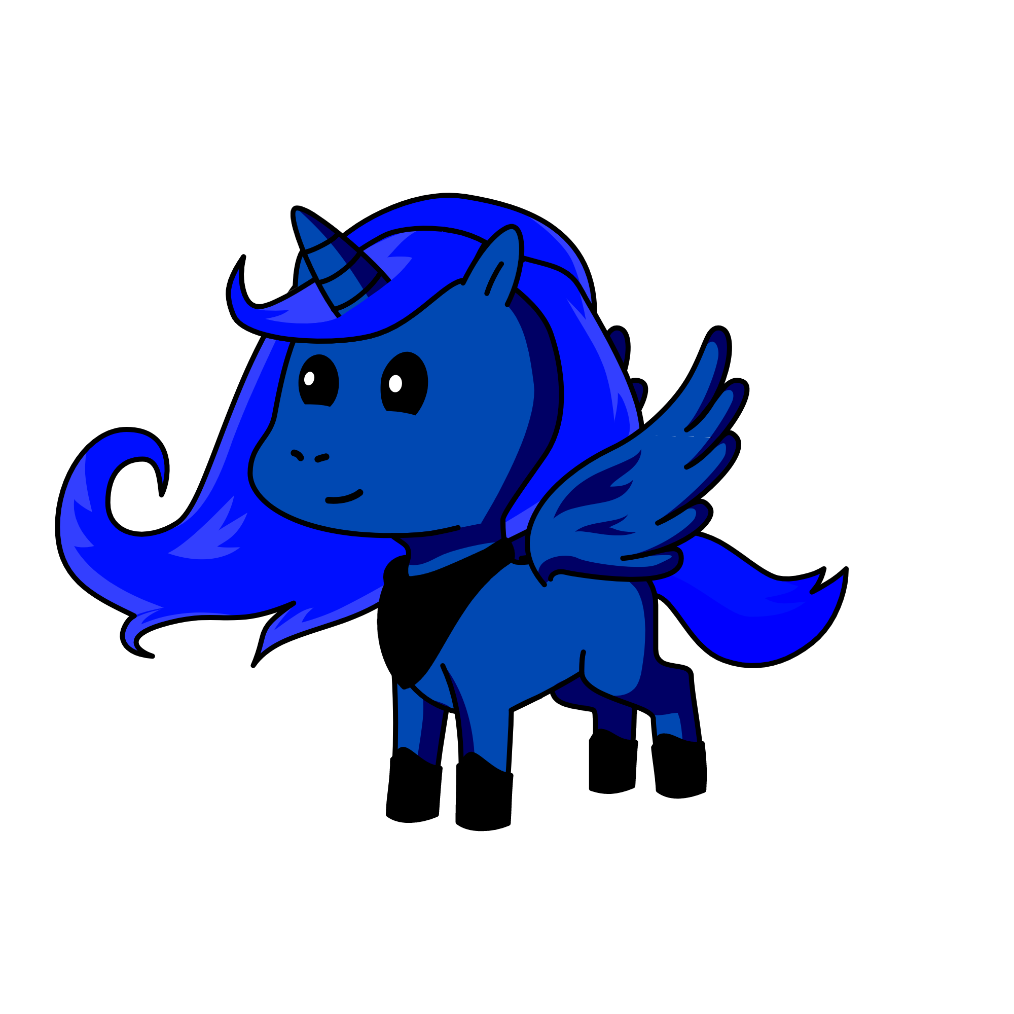 Princess Luna, the unicorn