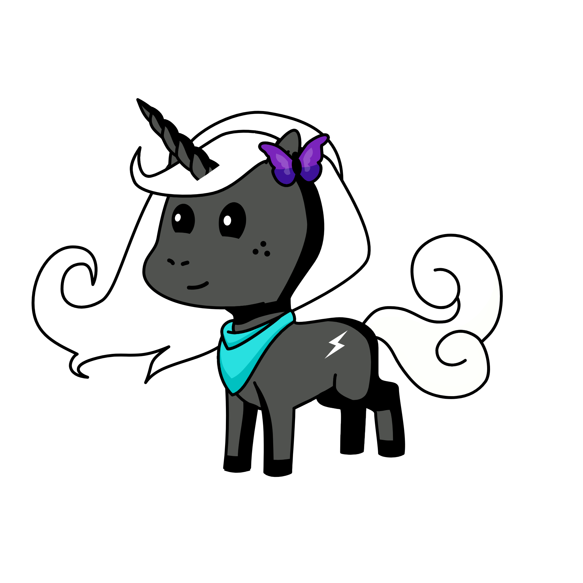 Midnight, the unicorn