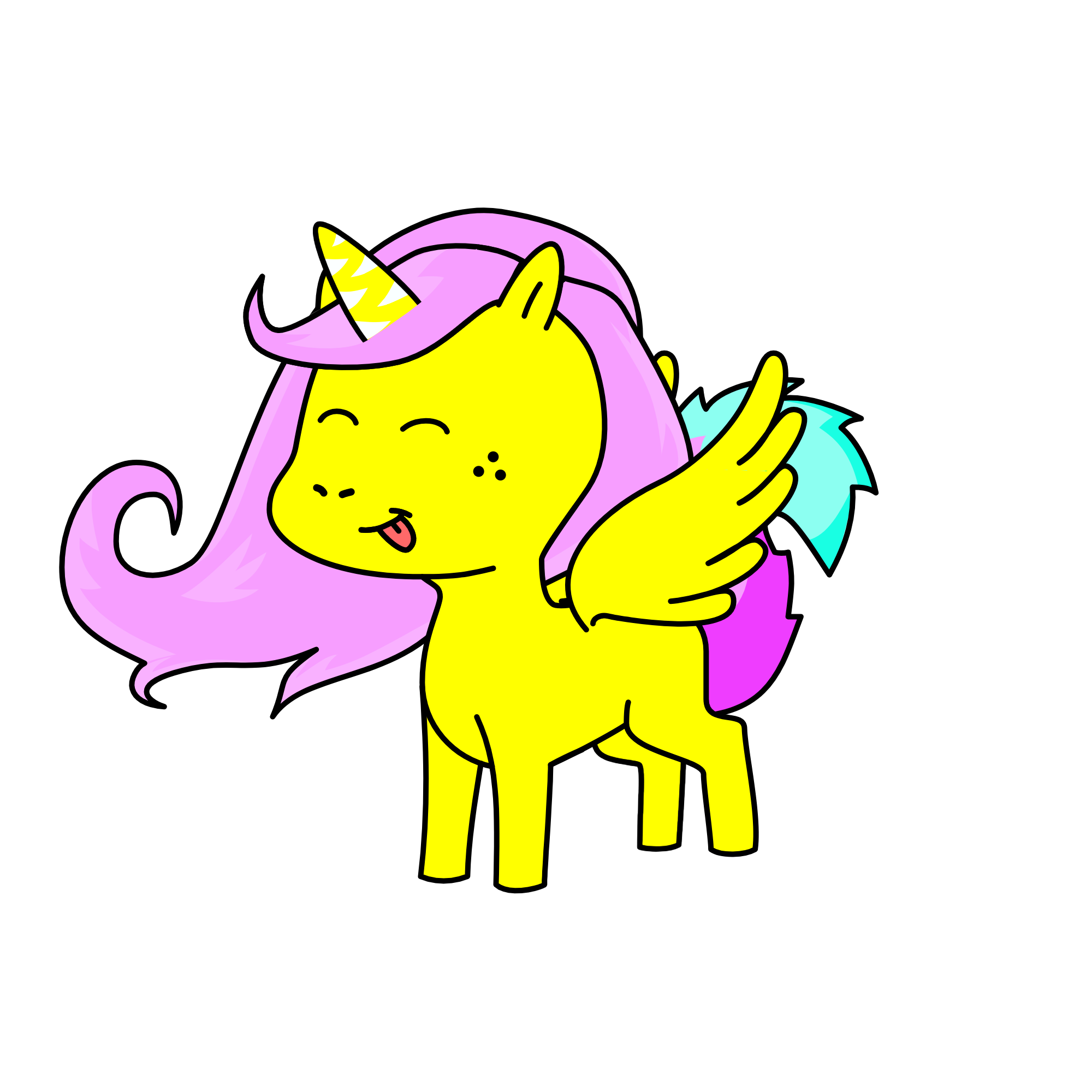 Stop Its cold!!, the unicorn