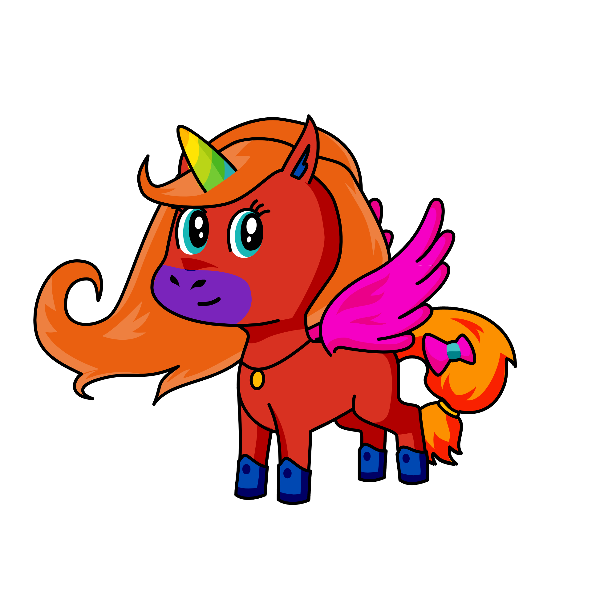 rainbow, the unicorn