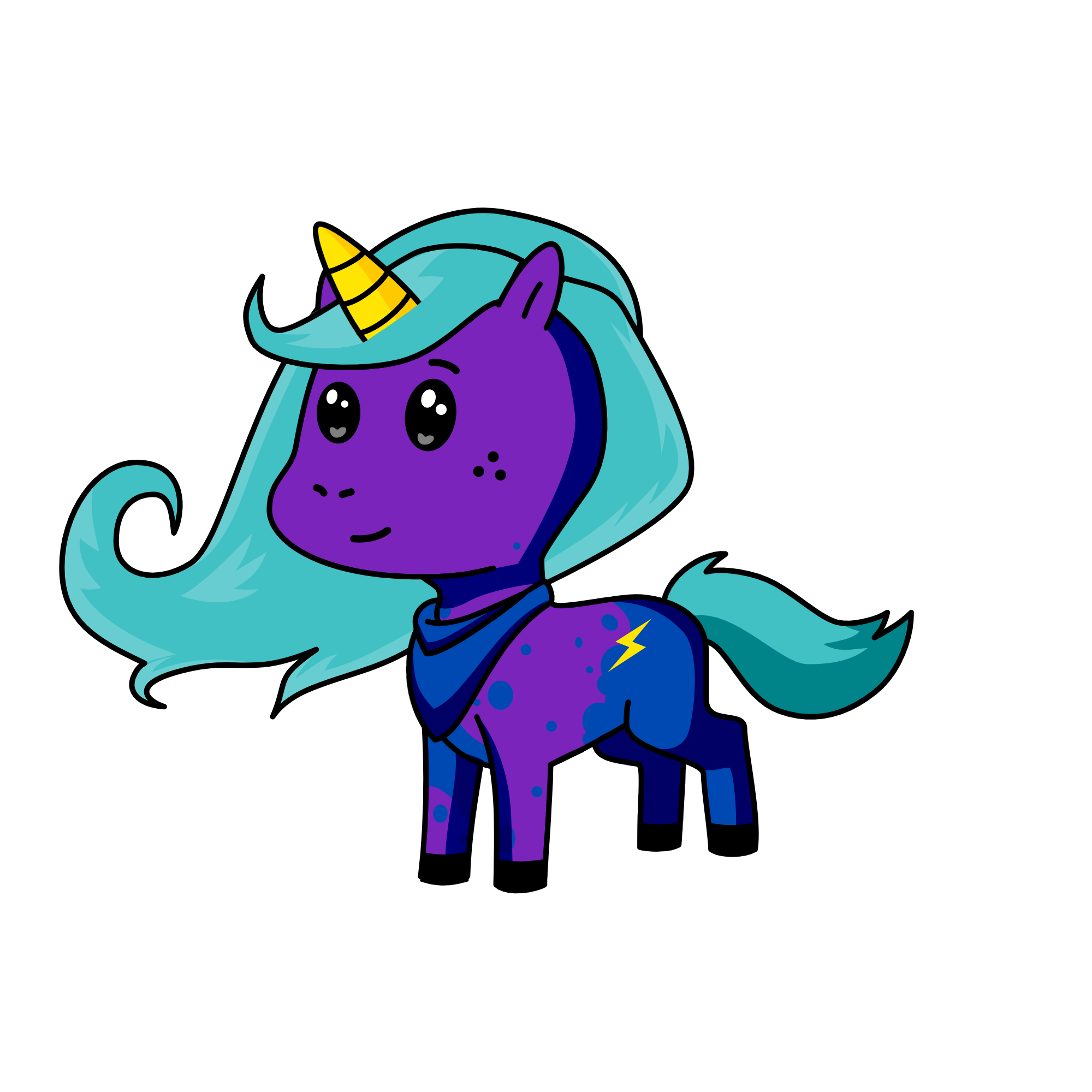 Galaxy, the unicorn