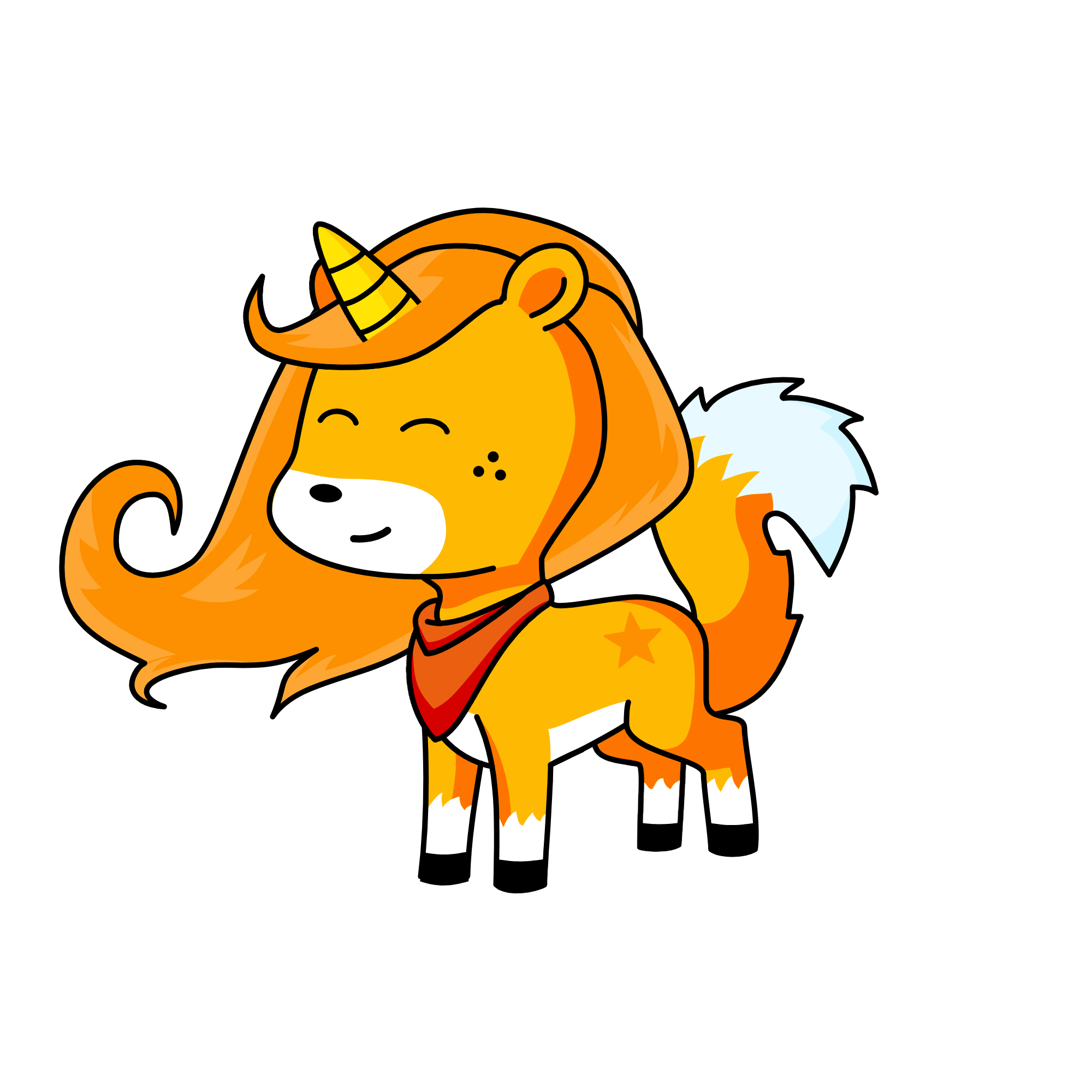 Fox, the unicorn