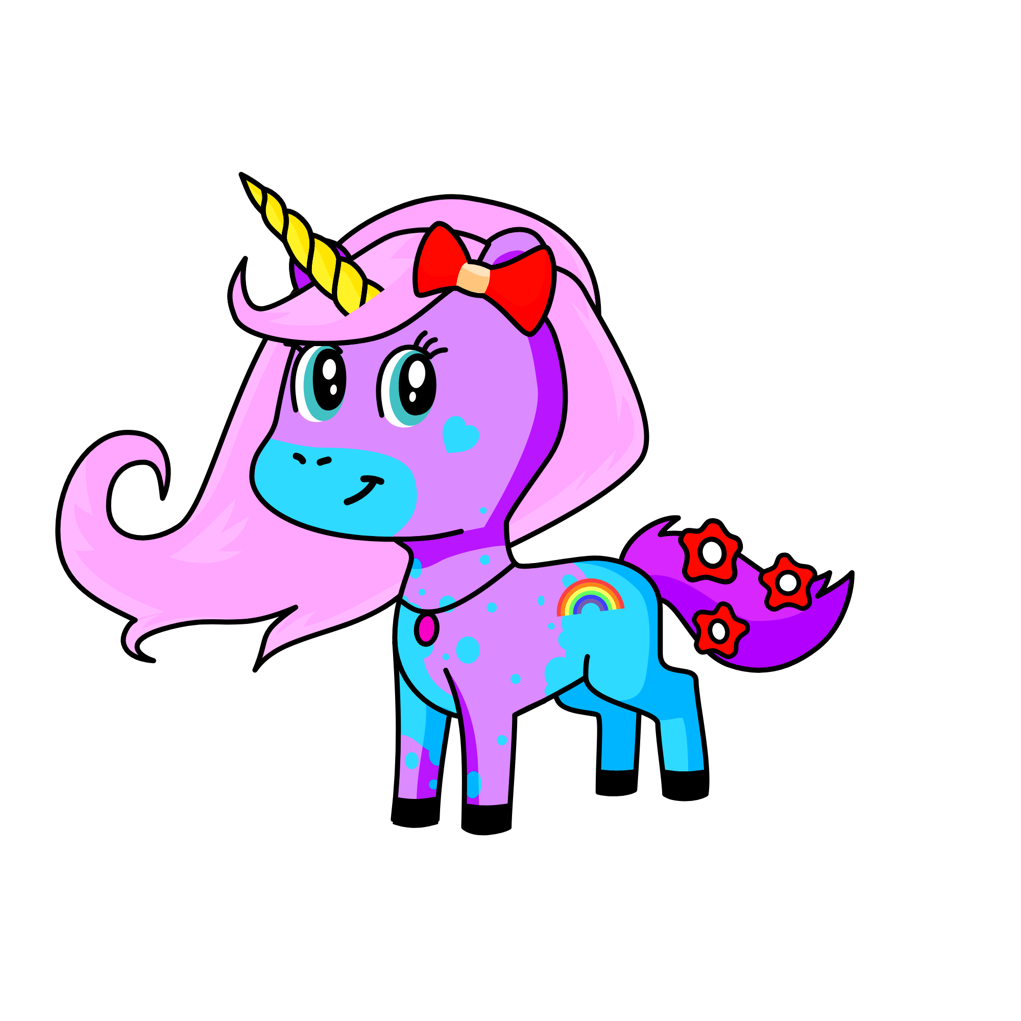 Lily-Rose, the unicorn