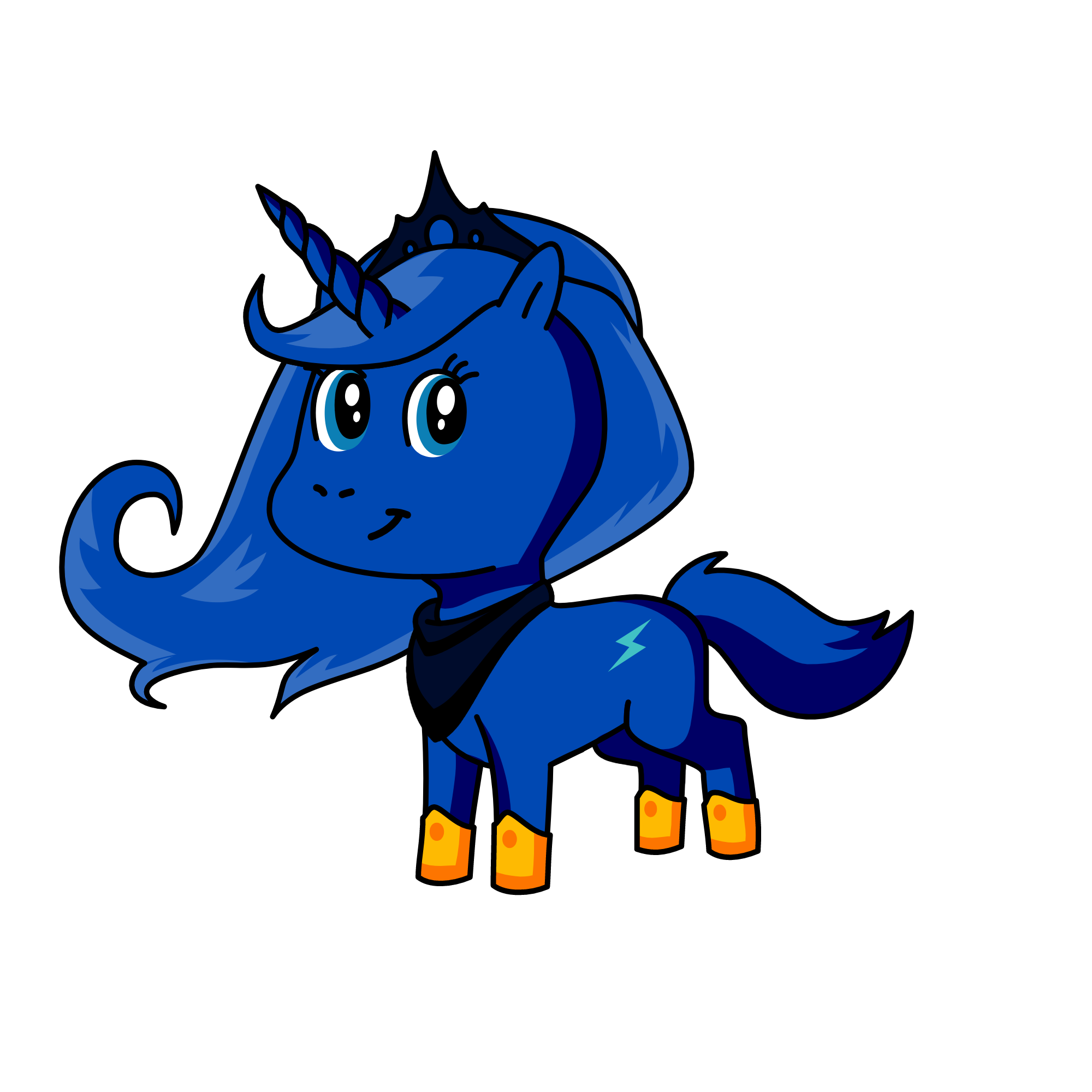 princess luna, the unicorn