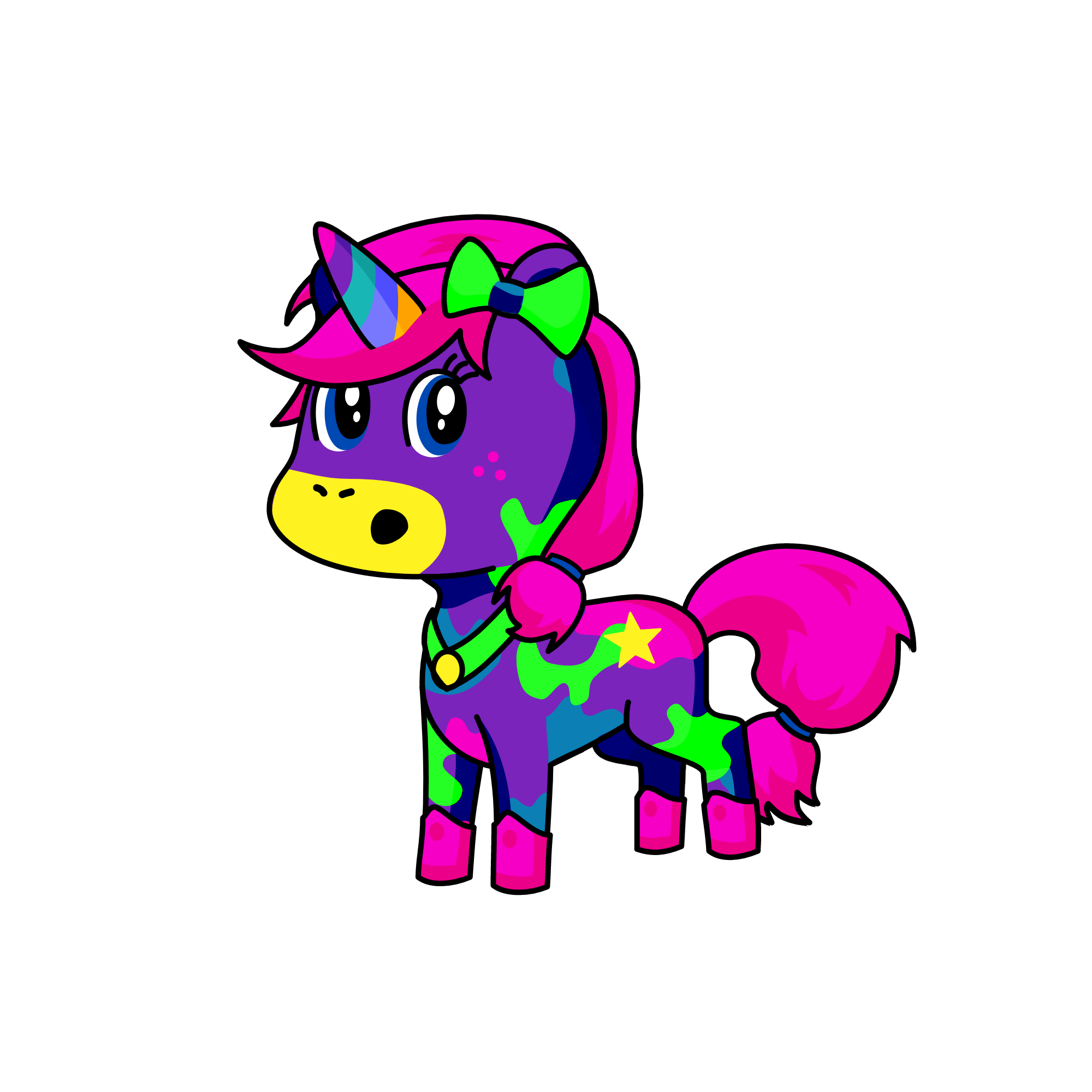 fluffy, the unicorn