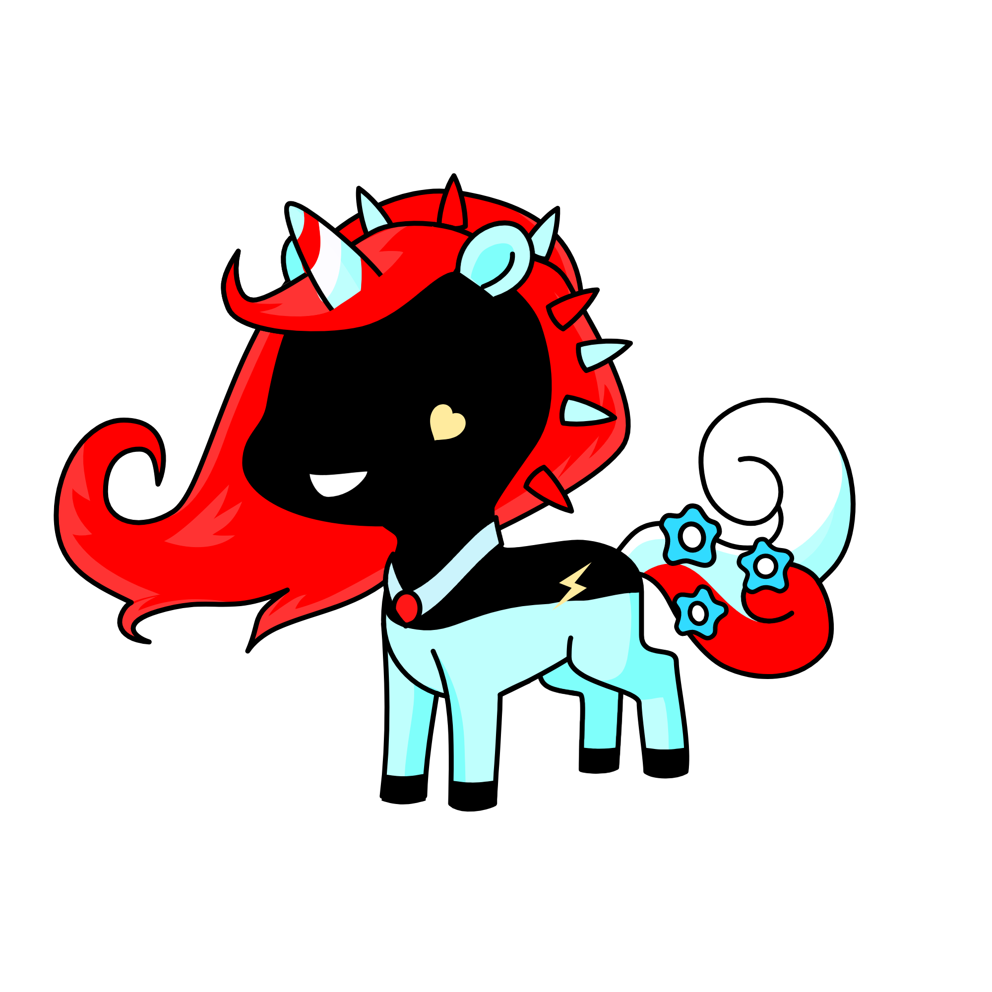 rocket,popsicle, the unicorn