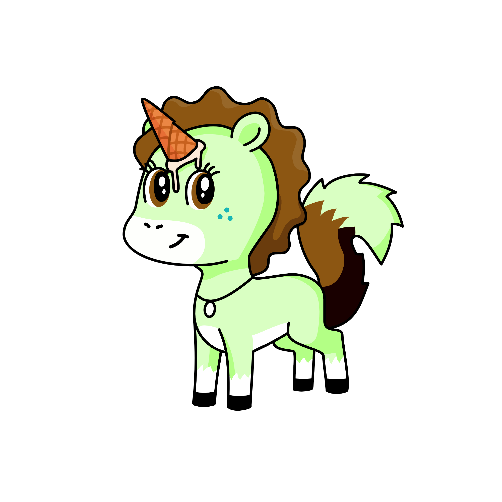 Icy, the unicorn