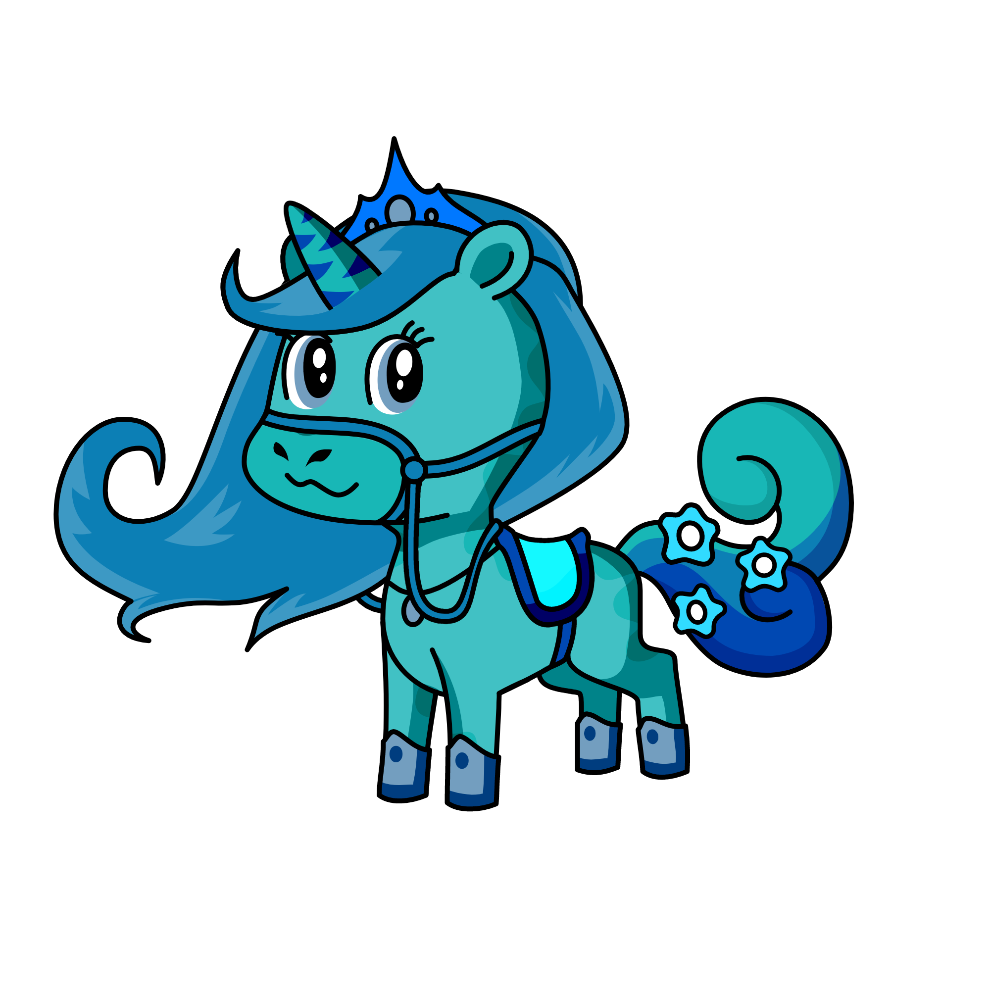 Princess Snowy Ice, the unicorn
