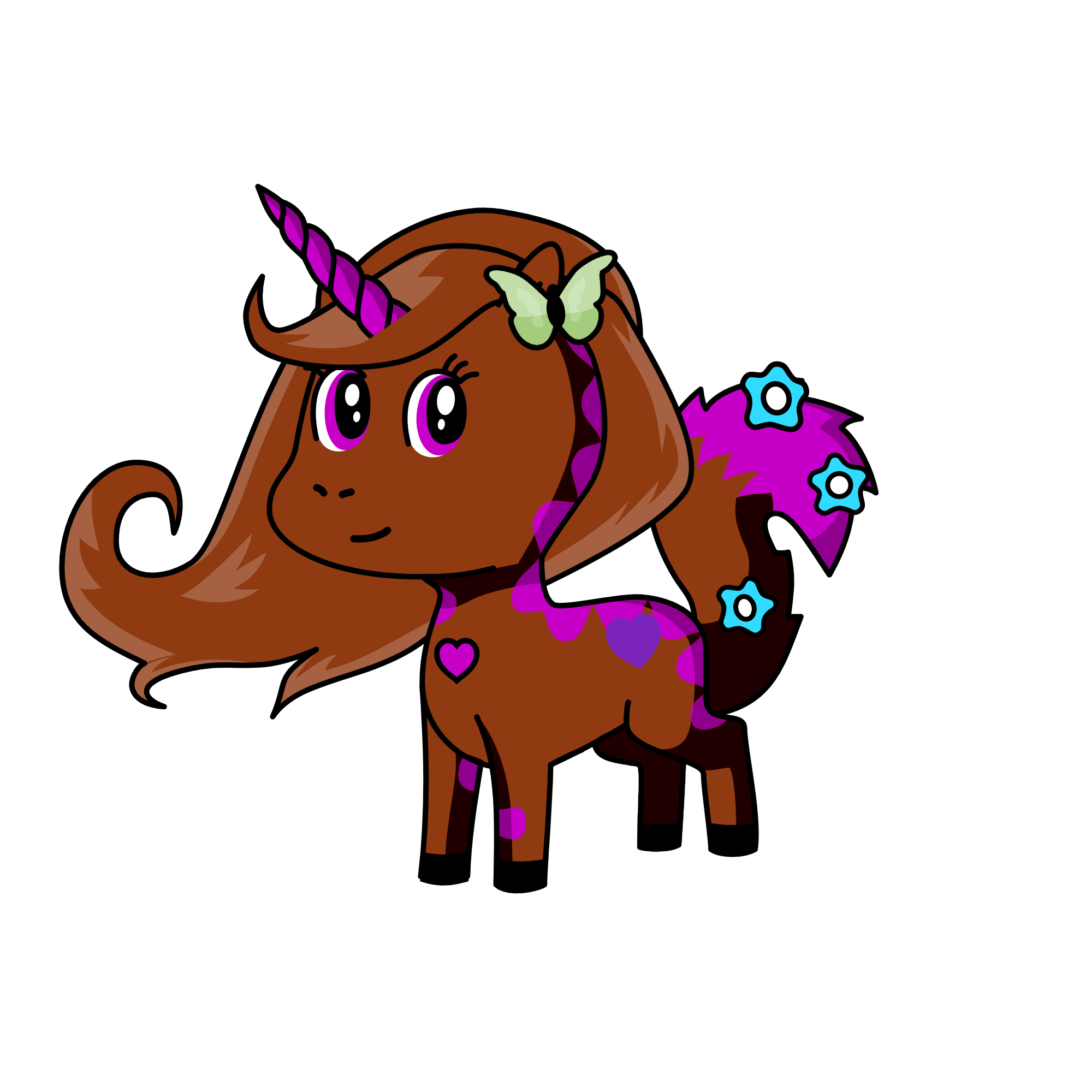 dexter a' nighte (ofle dier joune), the unicorn
