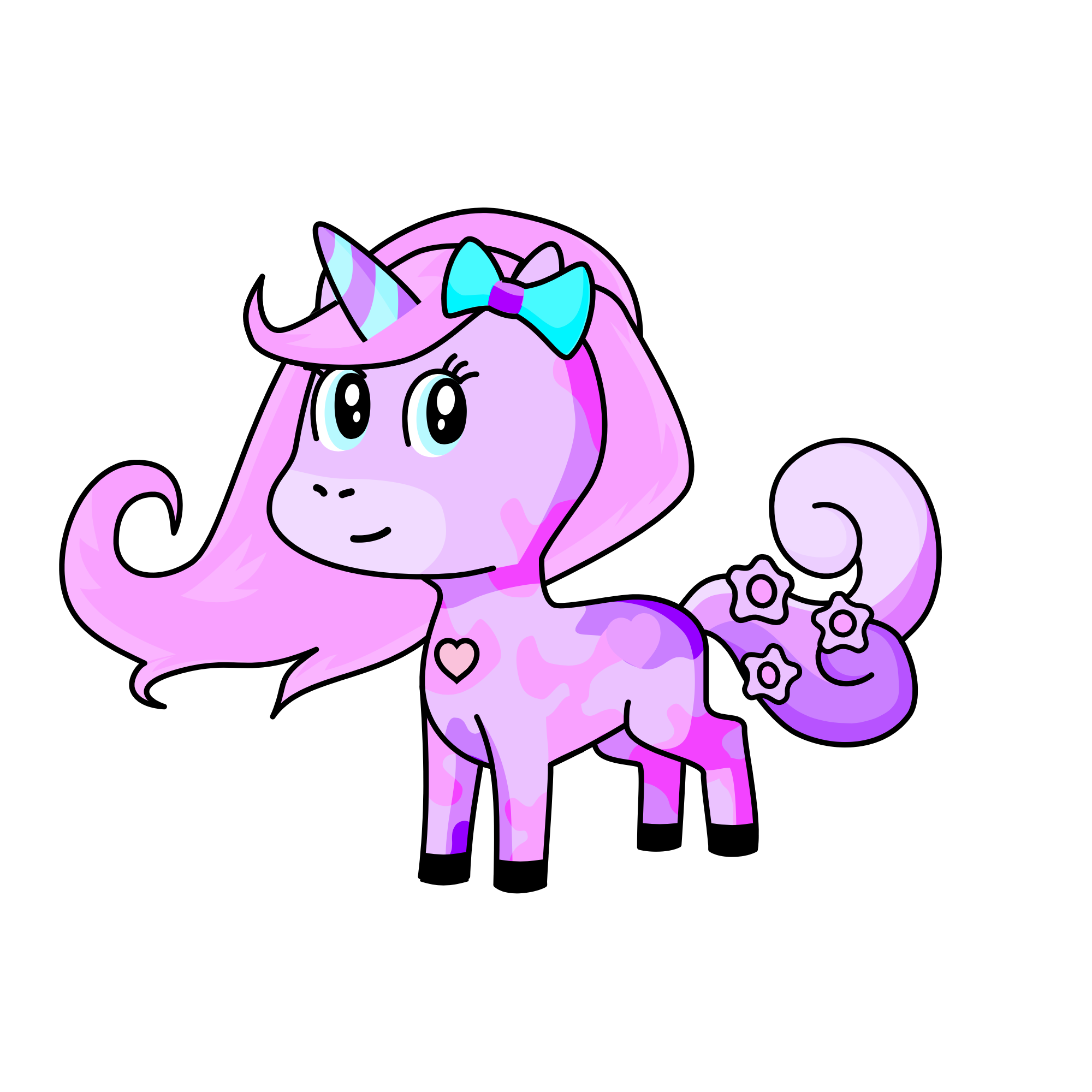 Snow, the unicorn