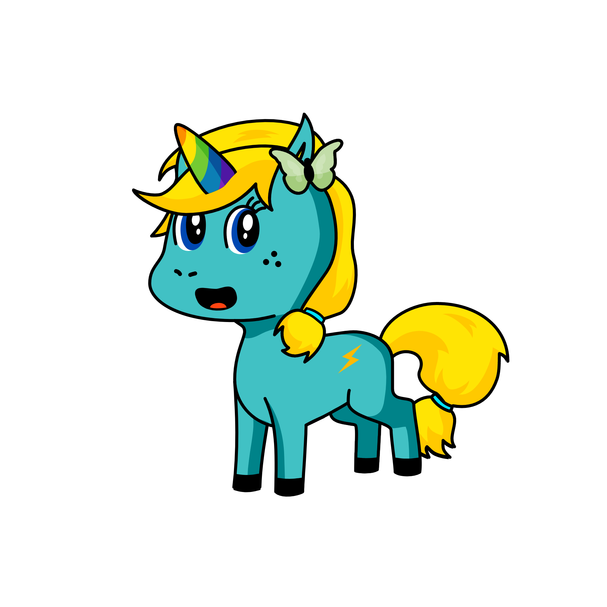 lightning, the unicorn