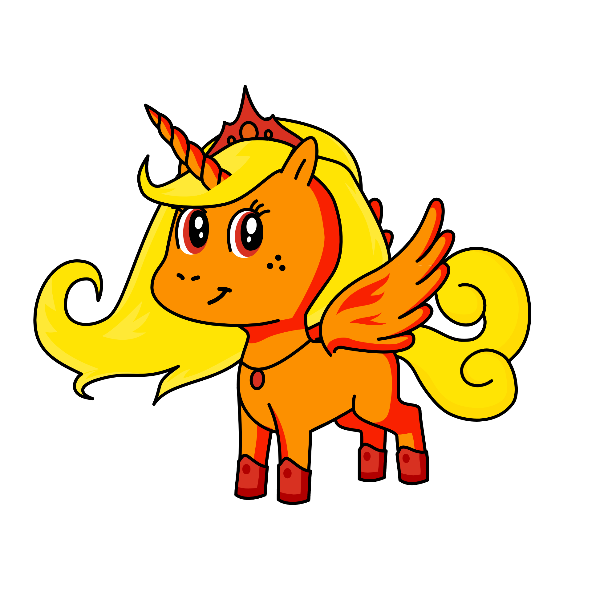 If you are a fan of me say that I am sun's fan!! ok?, the unicorn