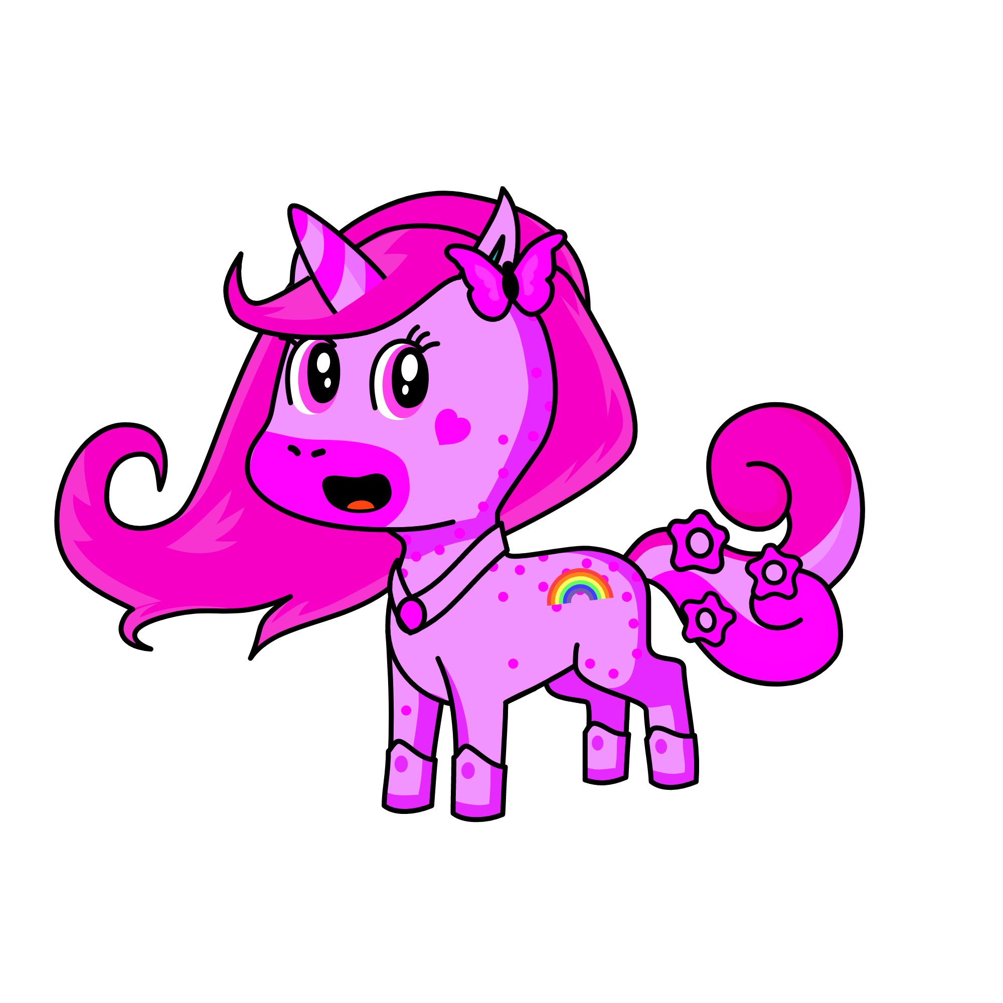 Pinkie Pie, the unicorn