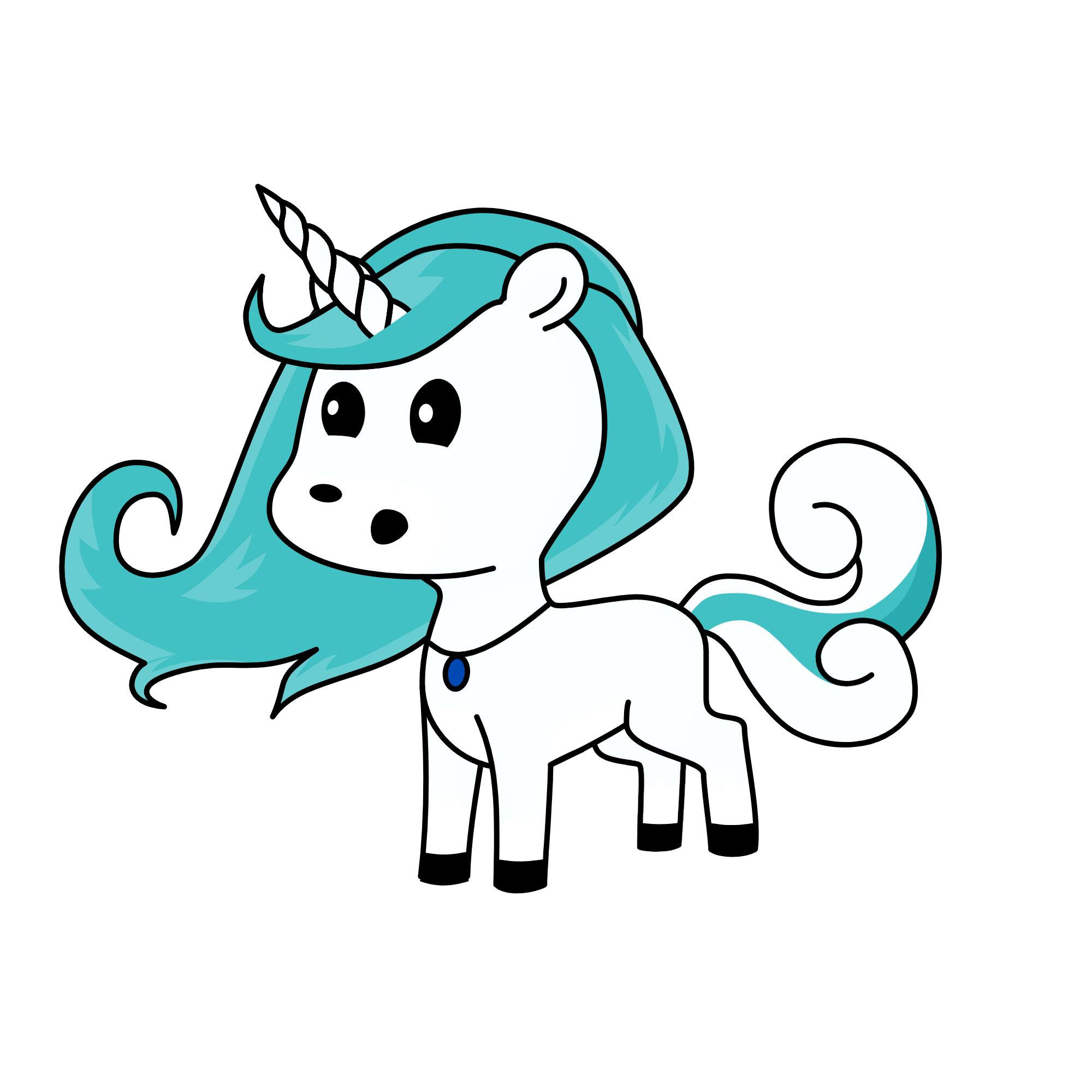 Snowy, the unicorn