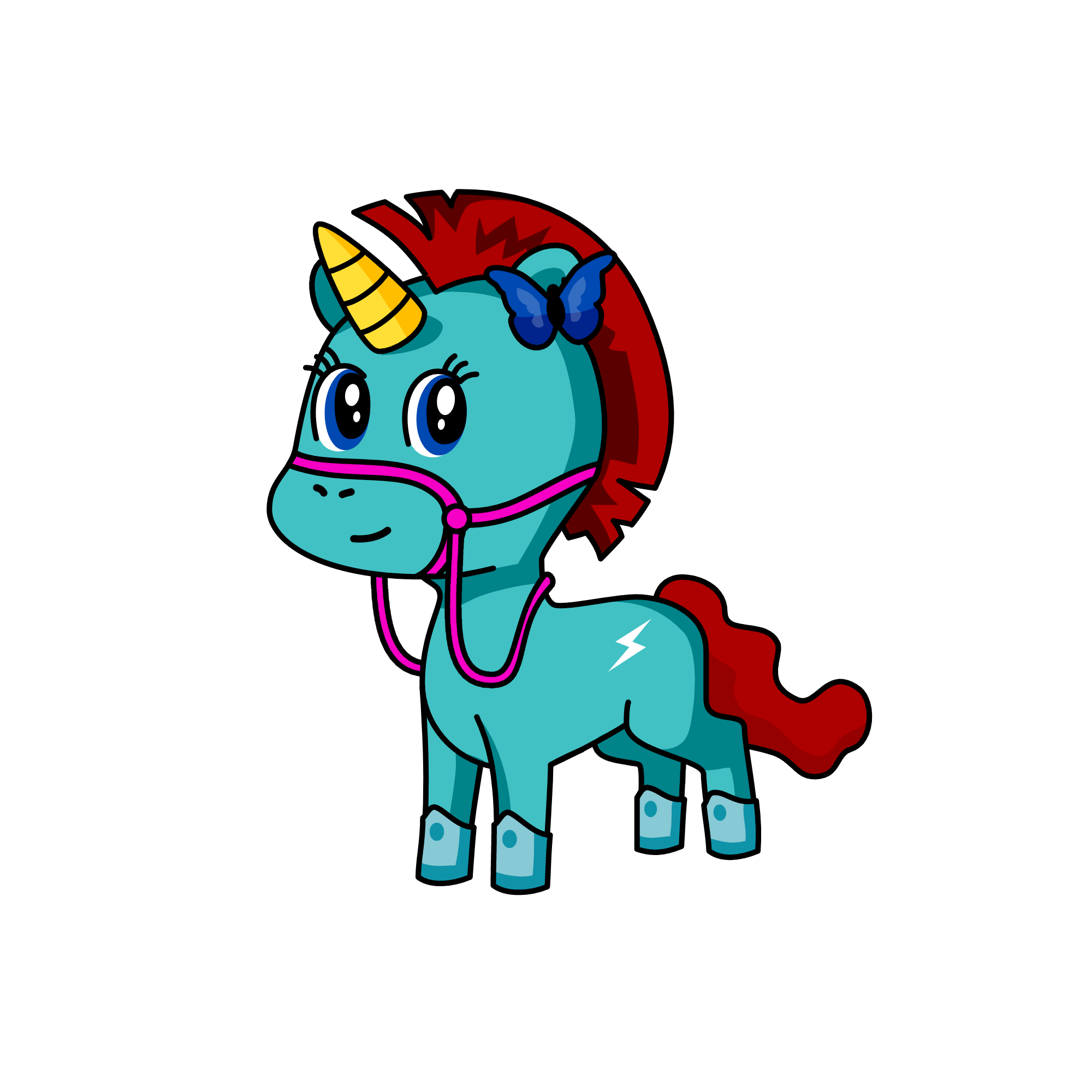 dasher, the unicorn