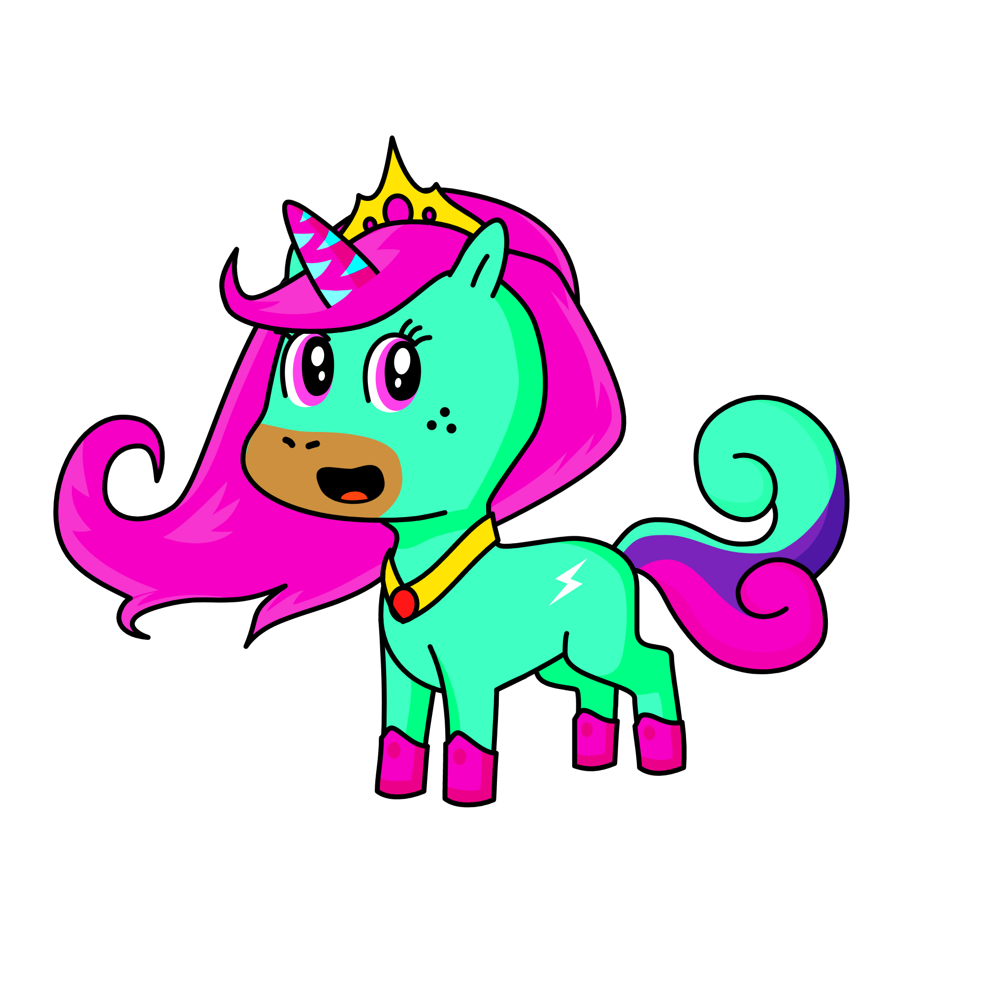 Angelcorn, the unicorn