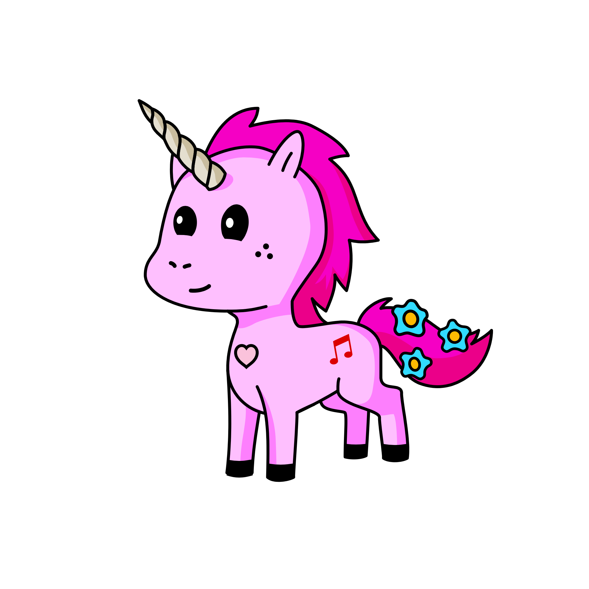 Pinky pie, the unicorn