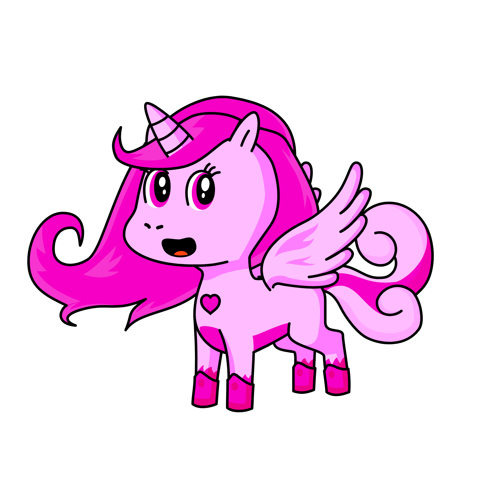 Little Cotton, the unicorn