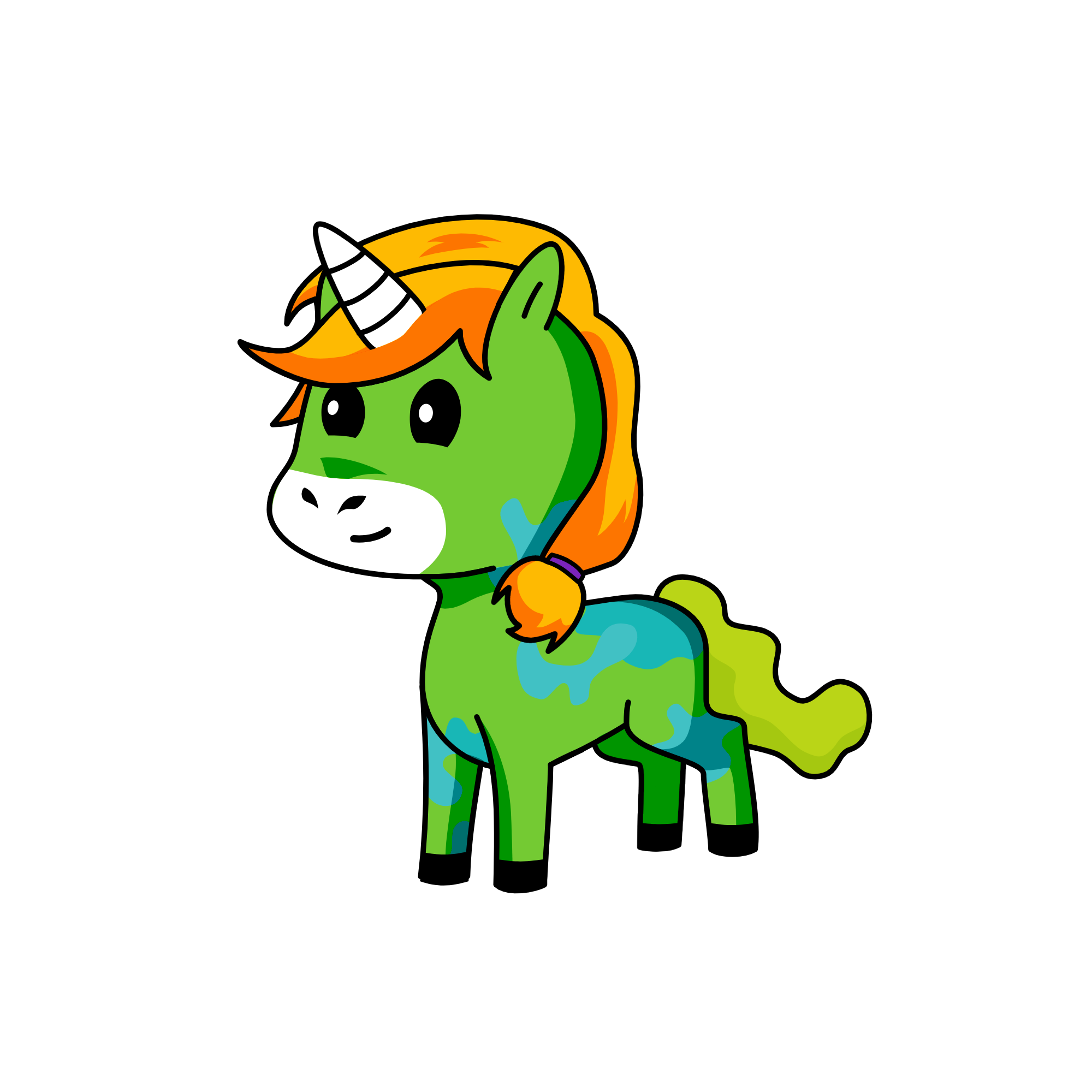 camo, the unicorn