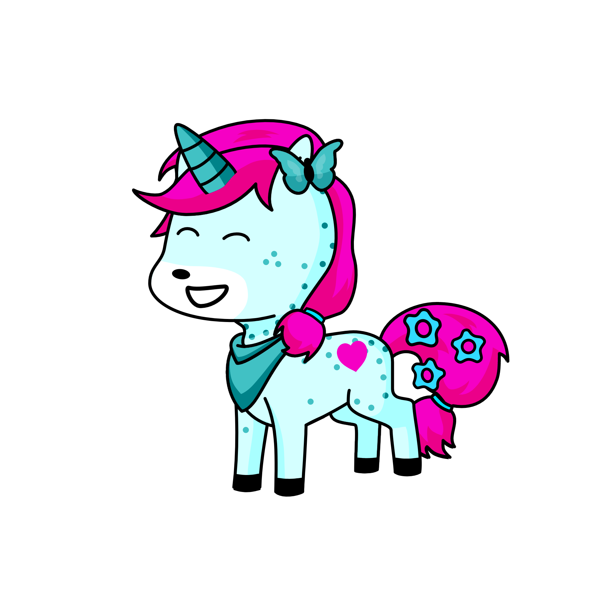 Tulip, the unicorn