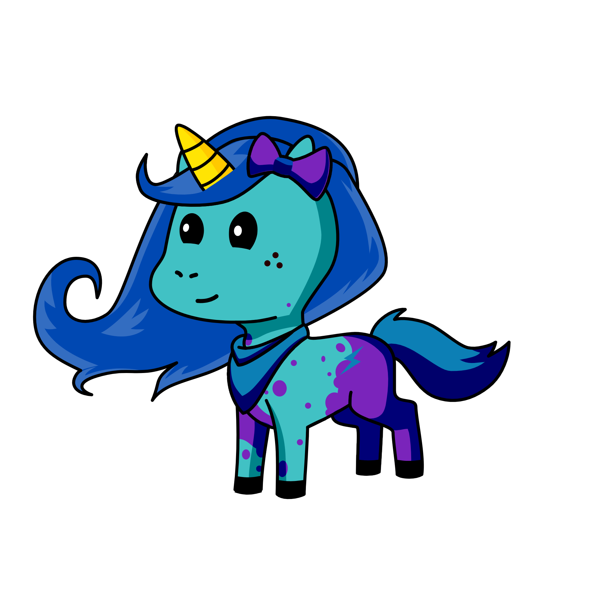 Snowfall, the unicorn