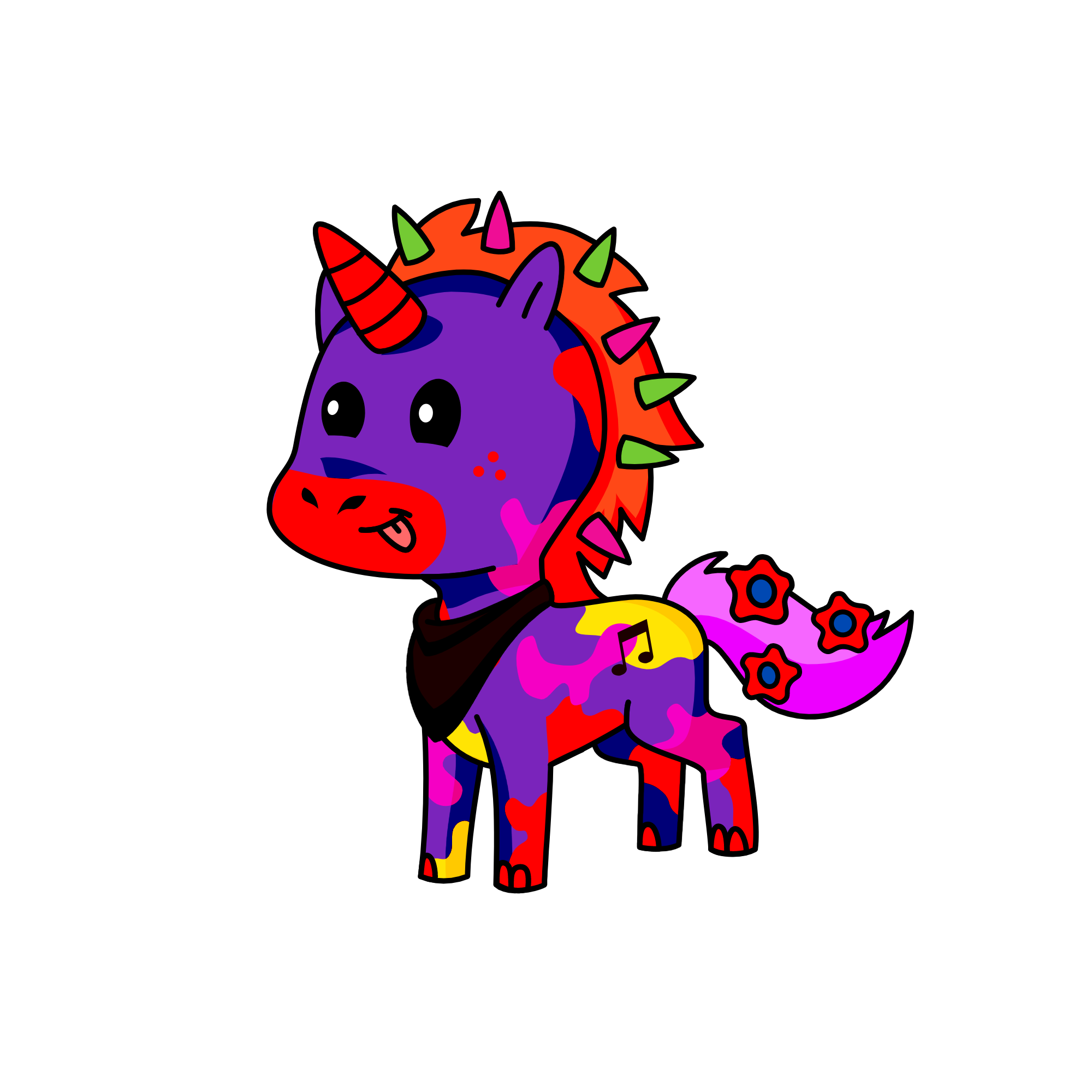 sammy sunflower, the unicorn