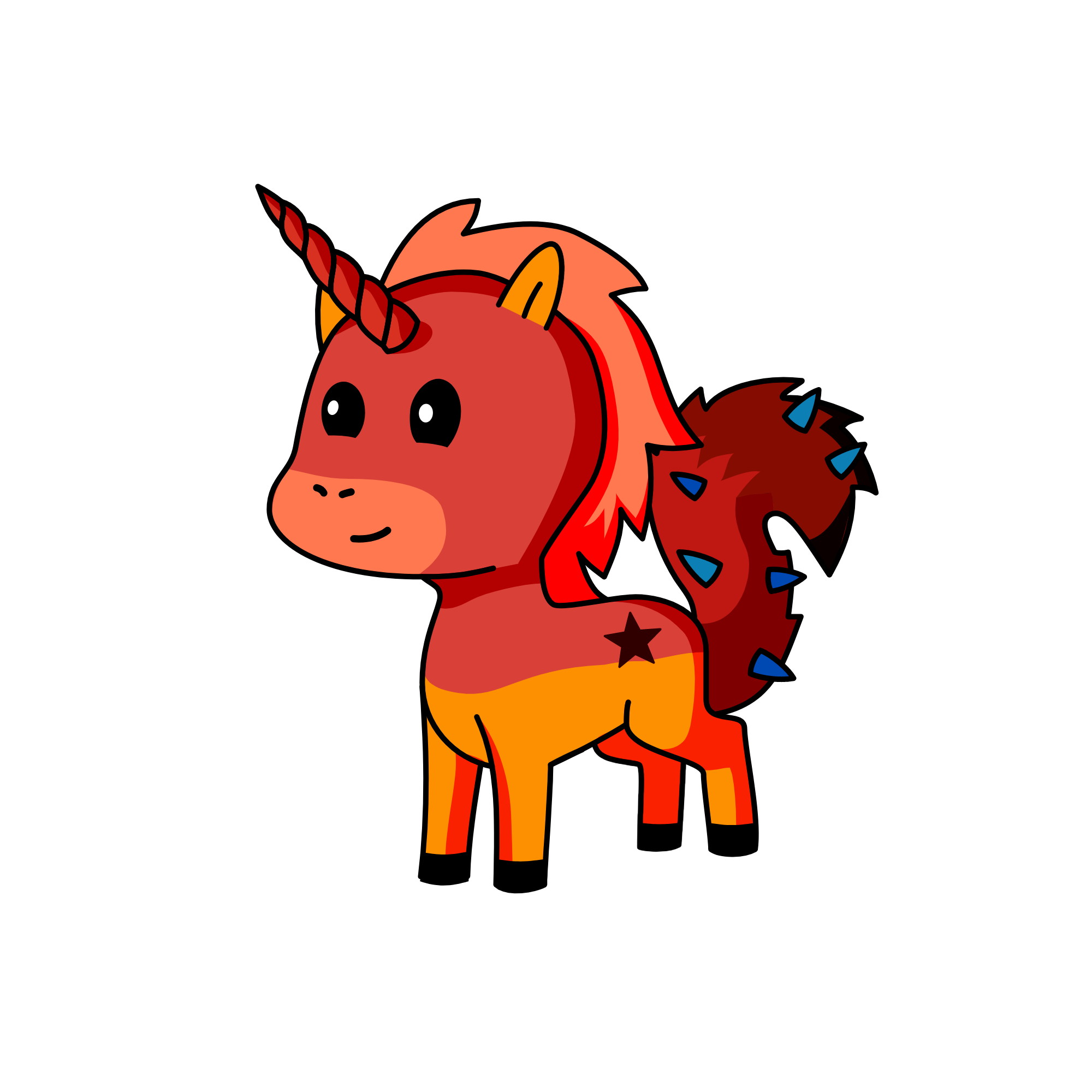 sandy, the unicorn