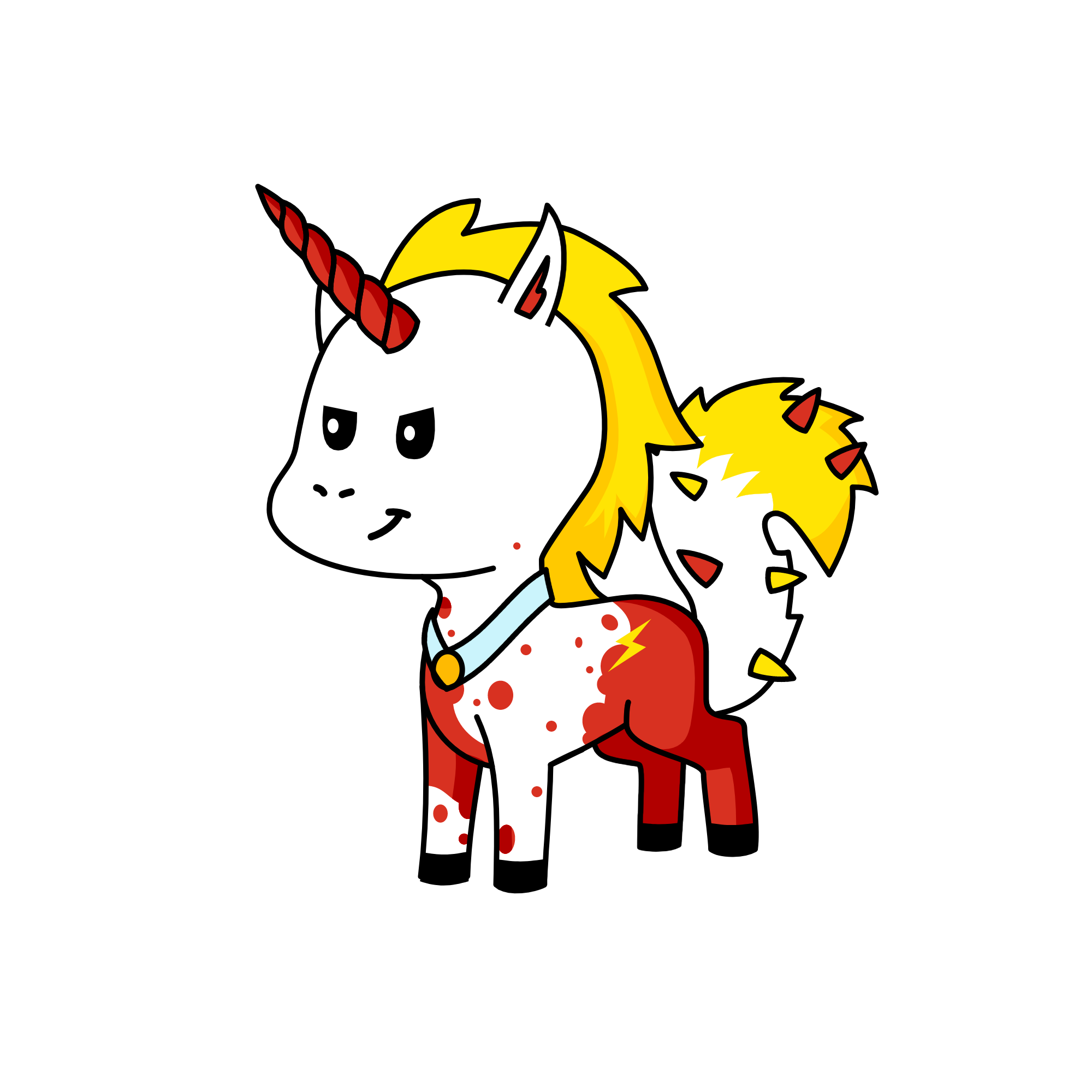 Flash, the unicorn